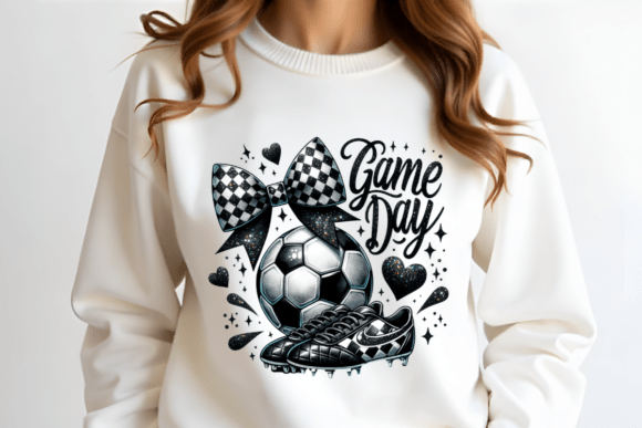 Game Day Soccer Ball And Bow