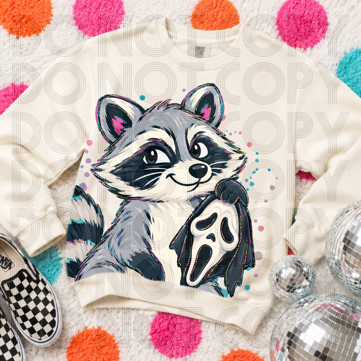 Spooky Delulu Spooky Racoon