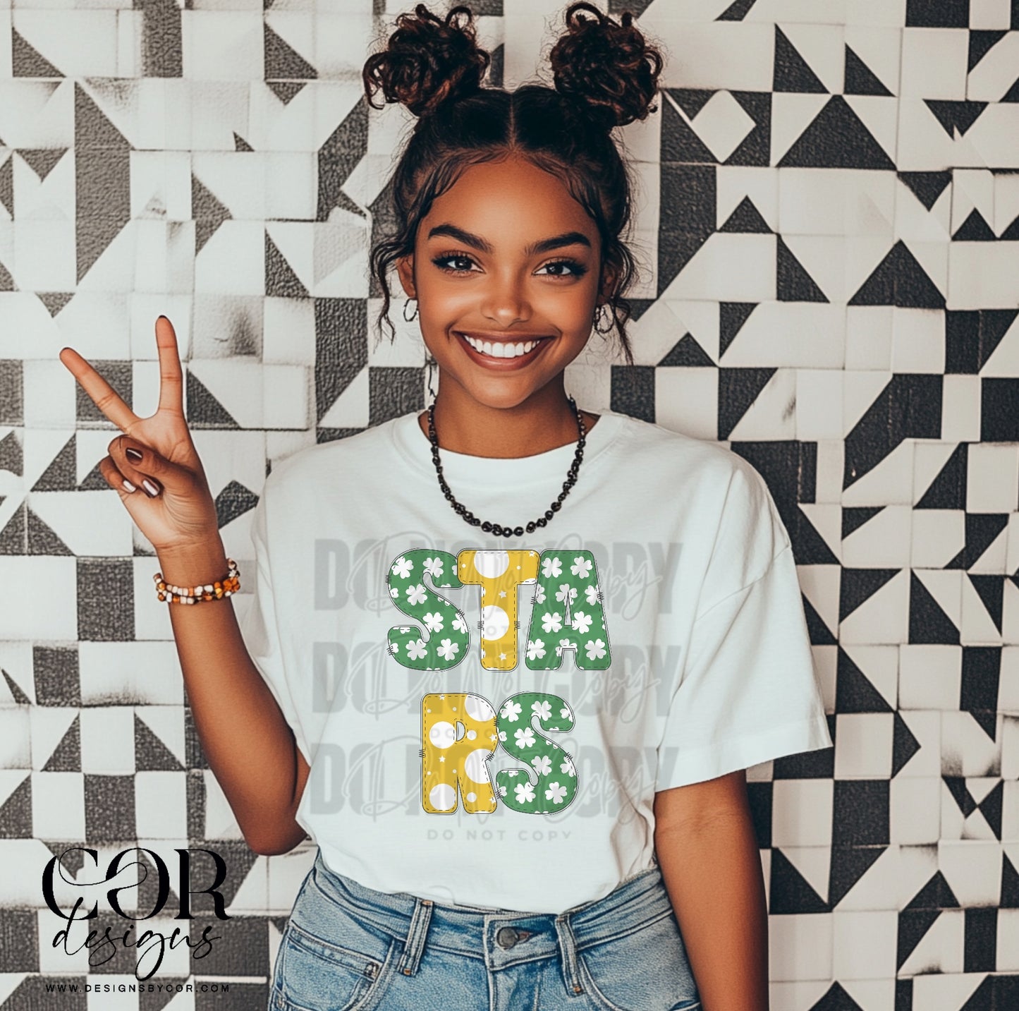 Stars Clover Letters
