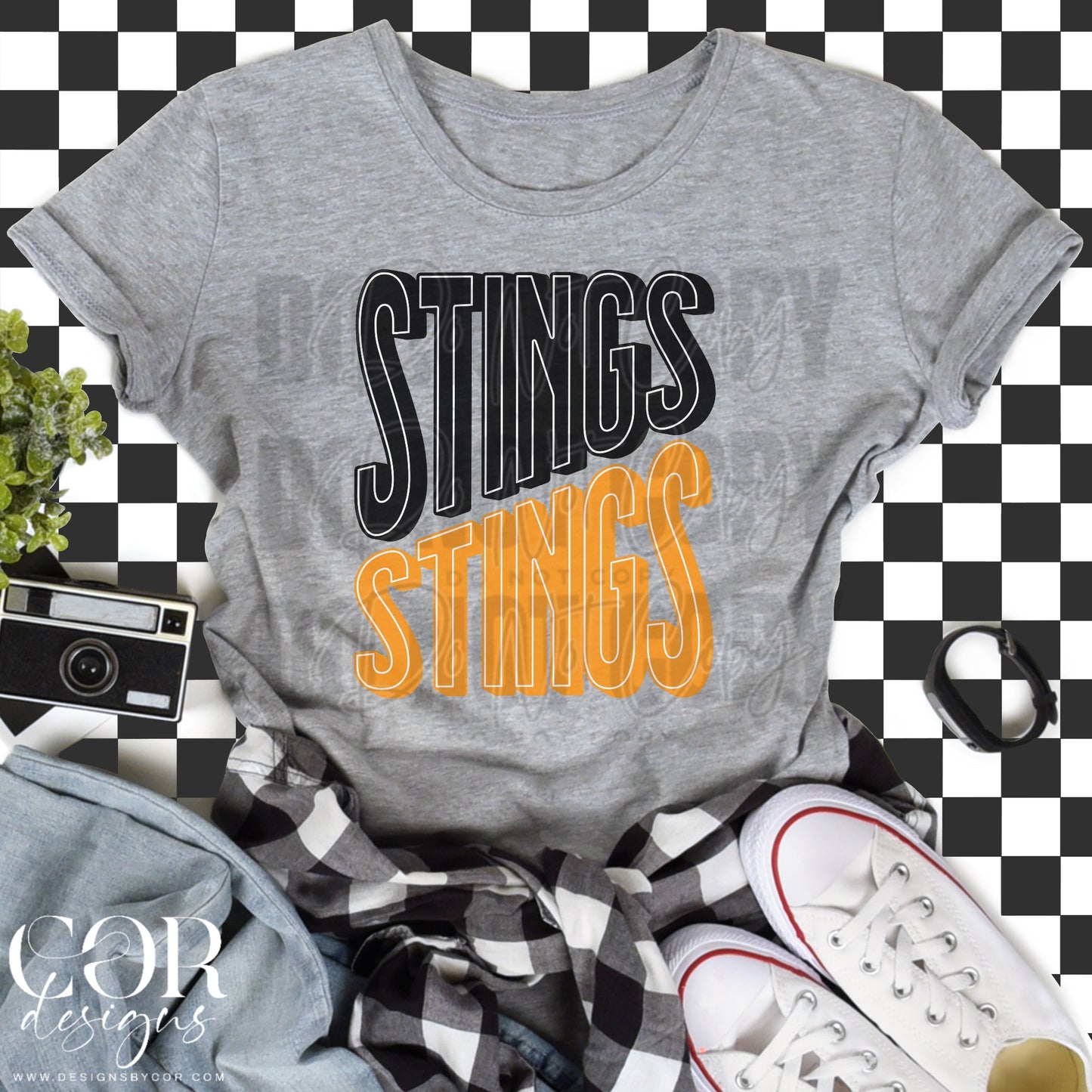 Stings (Black/Orange)