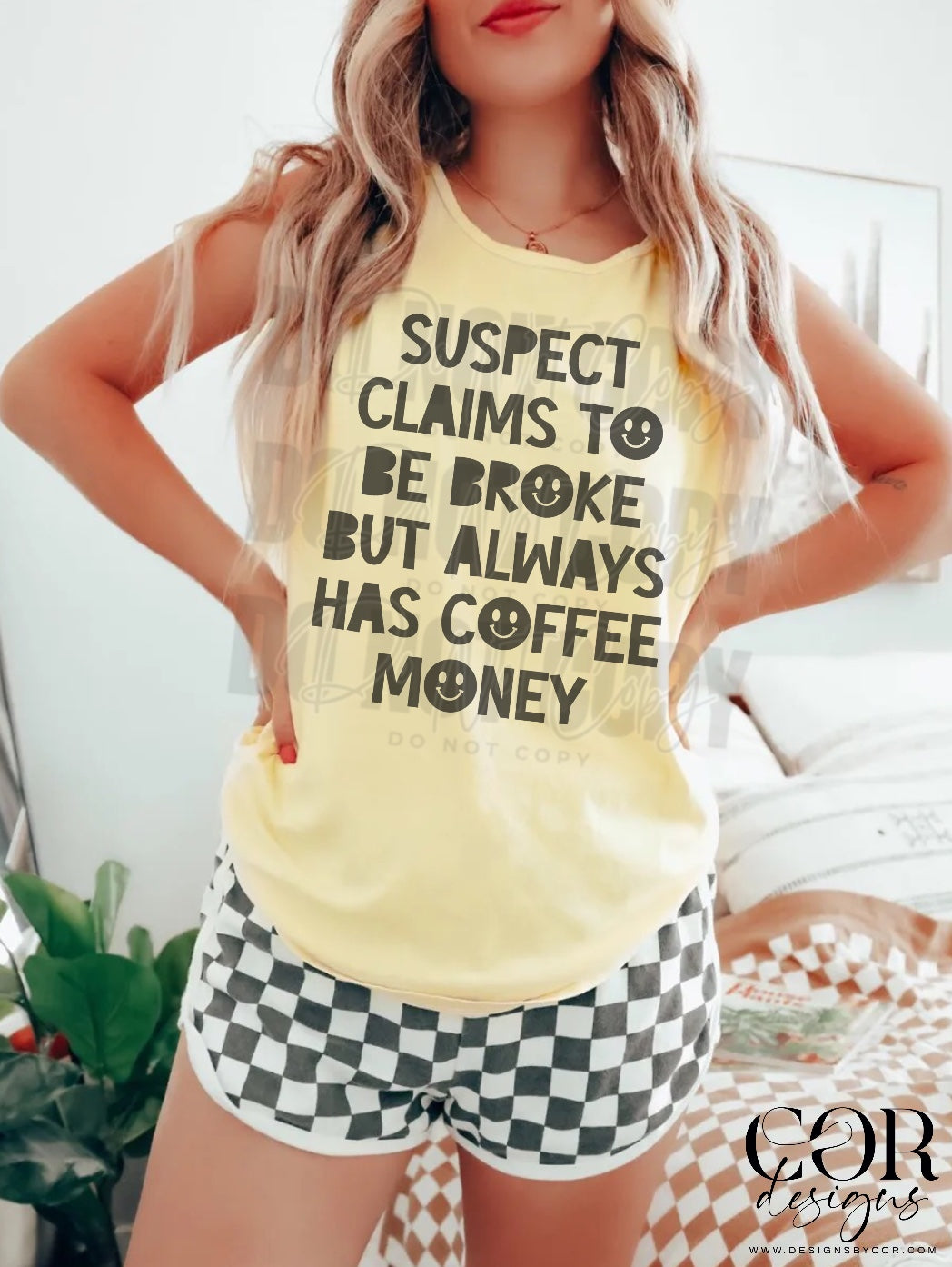 Suspect Claims To Be Broke But Always Has Coffee Money