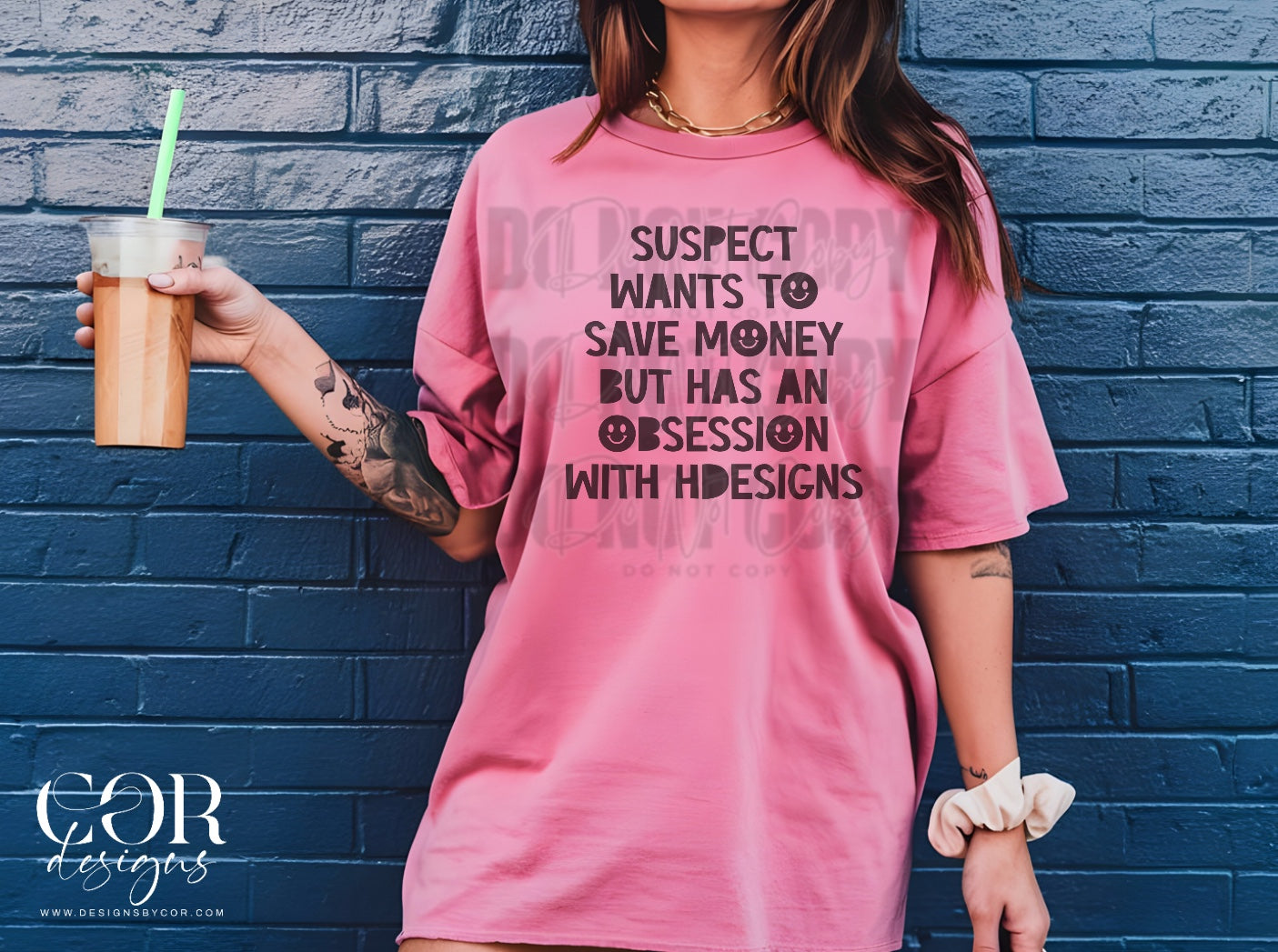 Suspect wants to save money but has an obsession with HD Designs