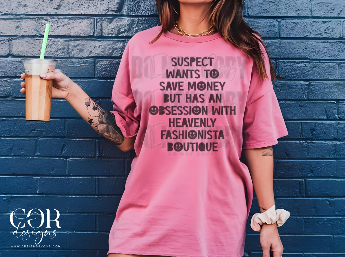 Suspect wants to save money but has an obsession with heavenly fashionista boutique