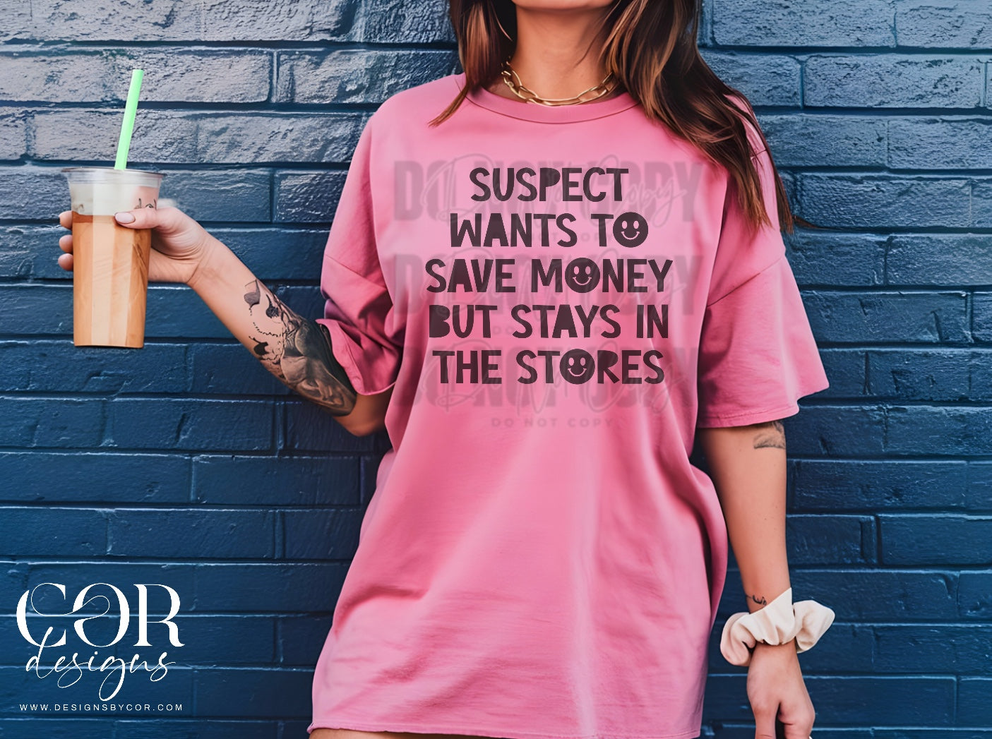 Suspect wants to save money but stays in the stores