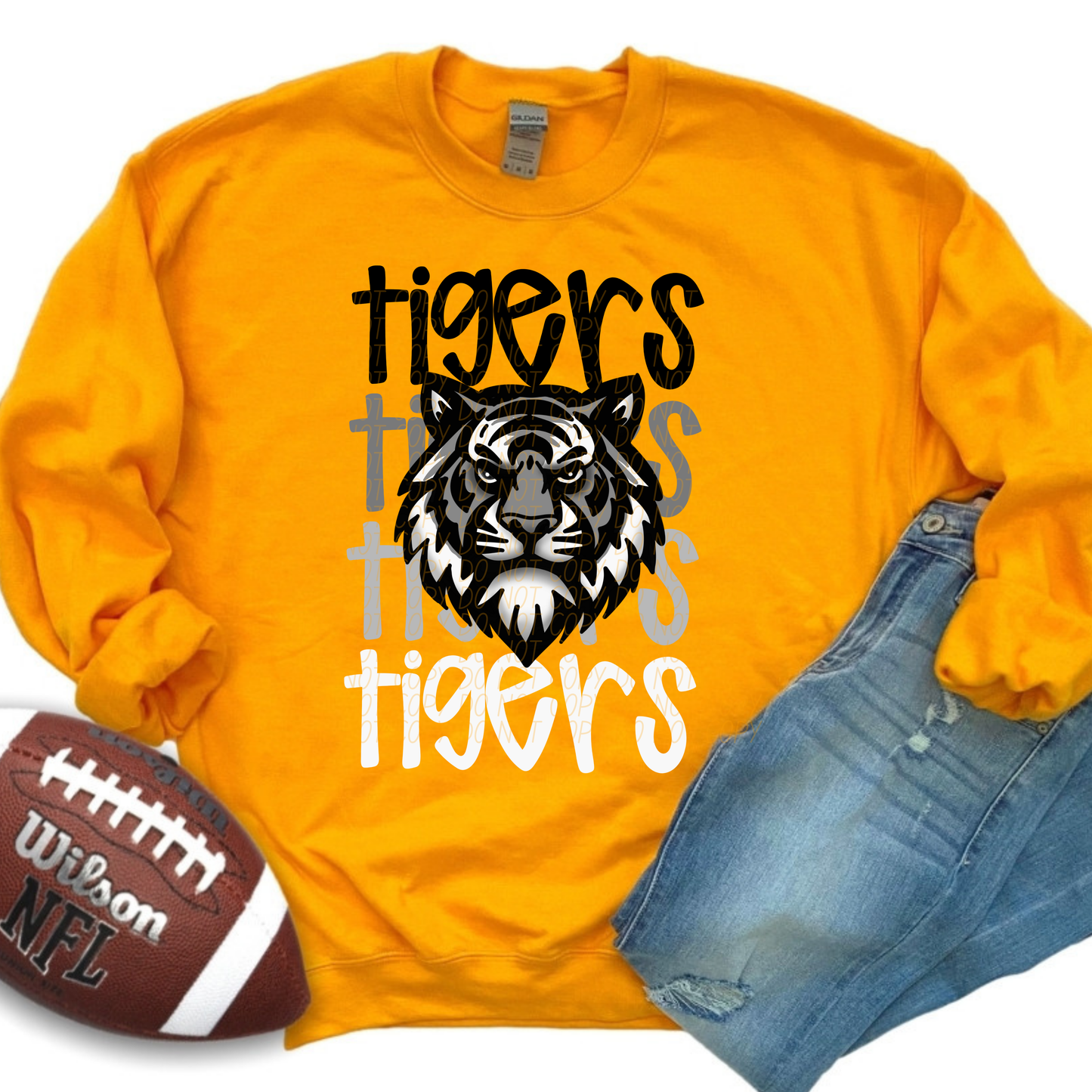 Tigers Faded Stack