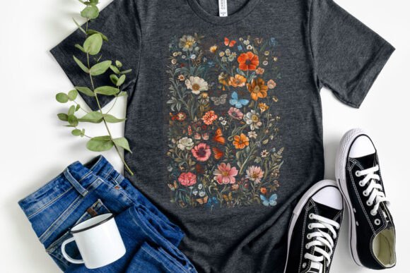 Tapestry of Wildflowers and Insects