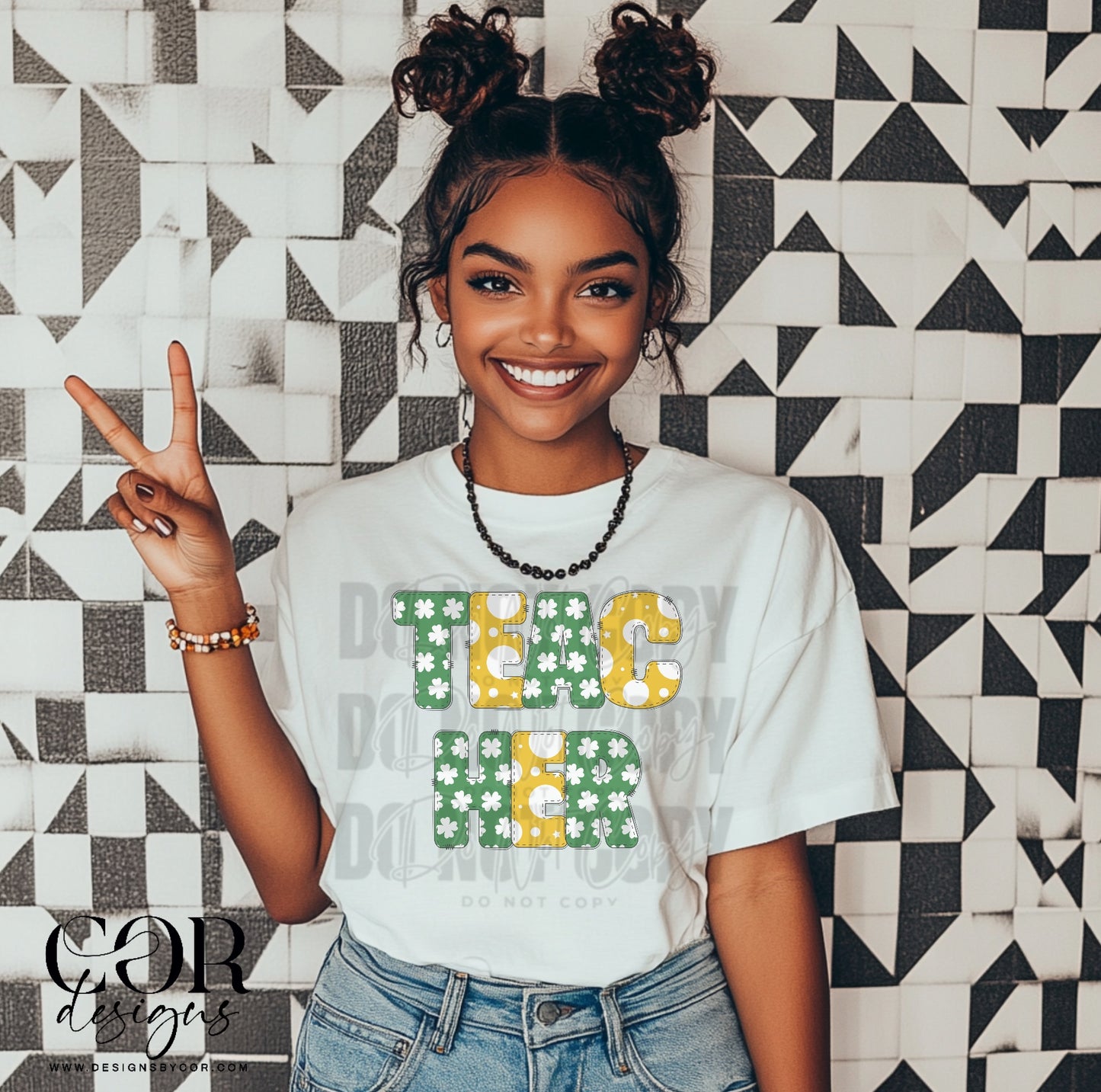 Teacher Clover Letters