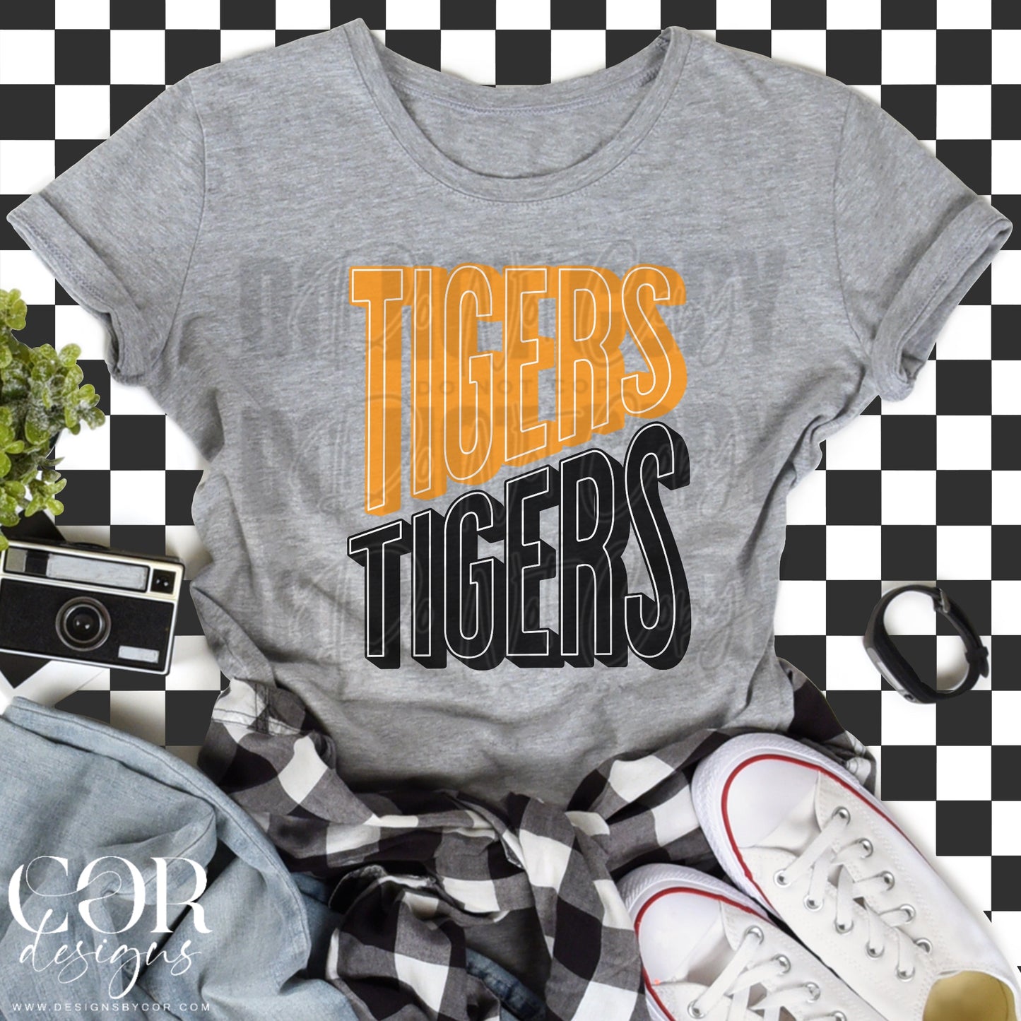 Tigers Orange And Black