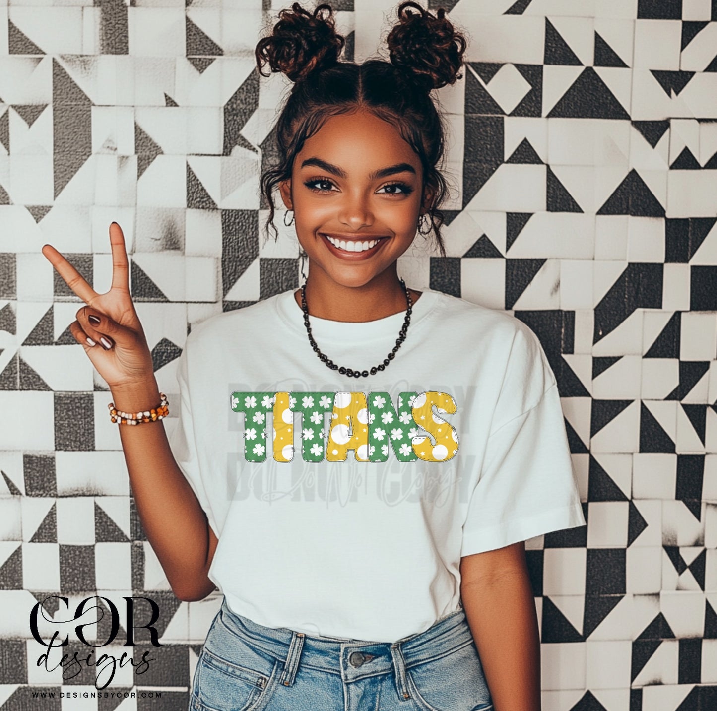 Titans Clover Letters
