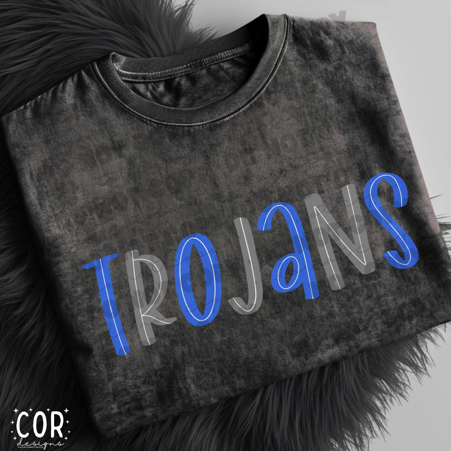 Trojans (blue/grey)