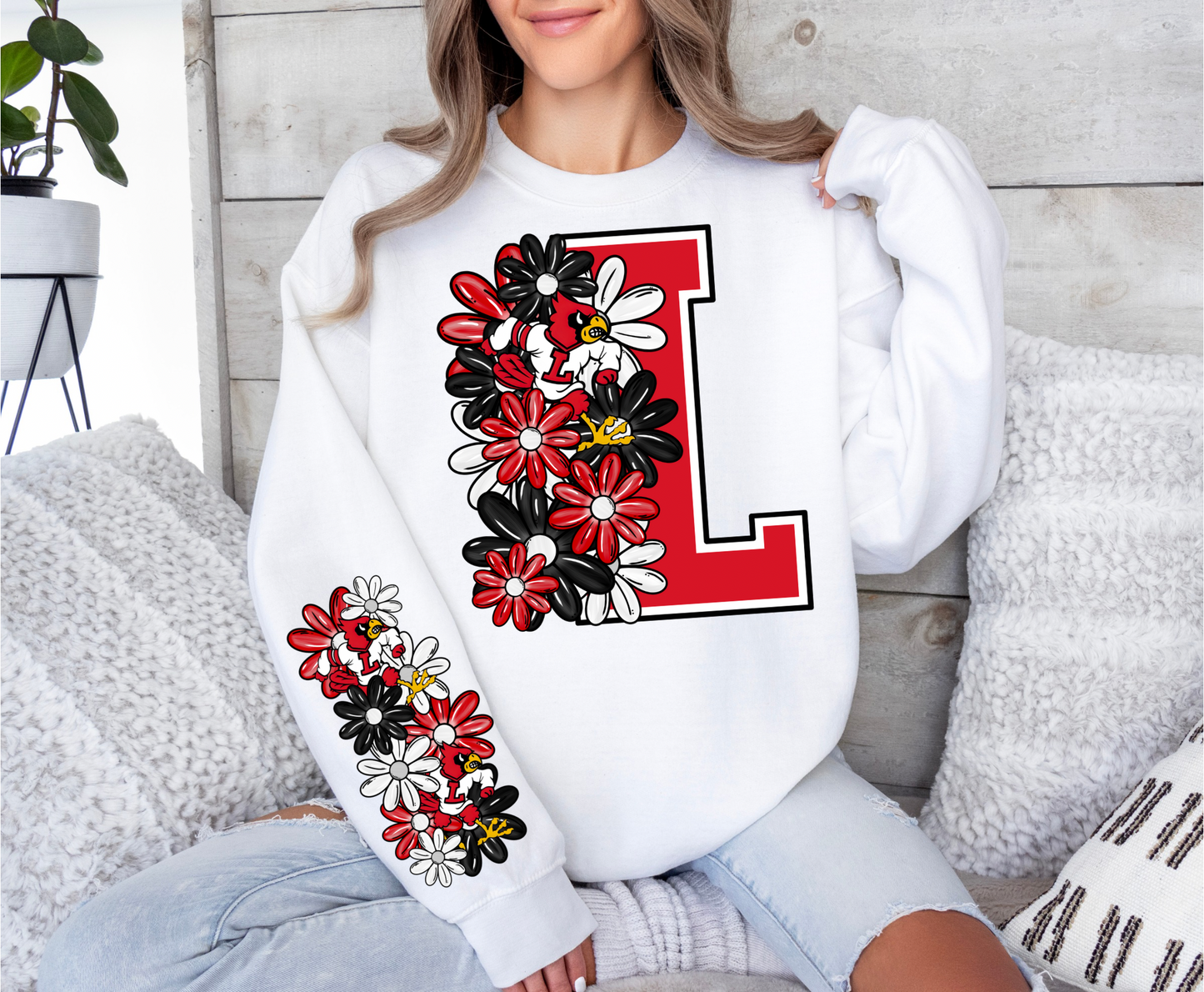Floral Louisville Cardinals- ARM