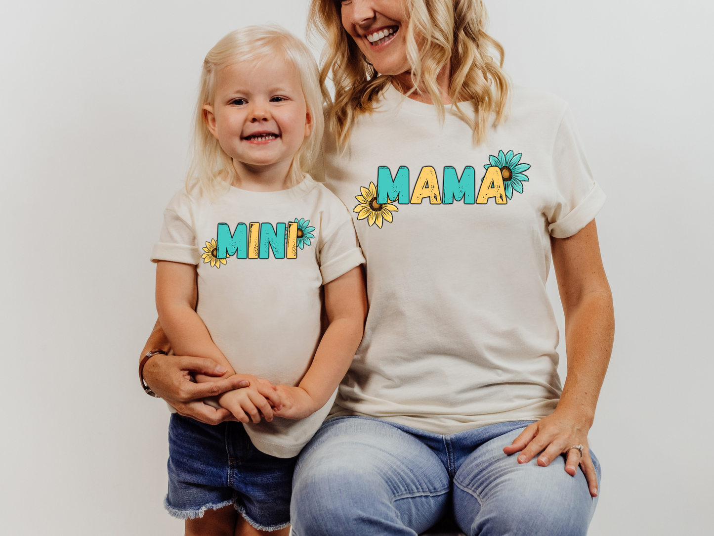 Mama - blue and yellow