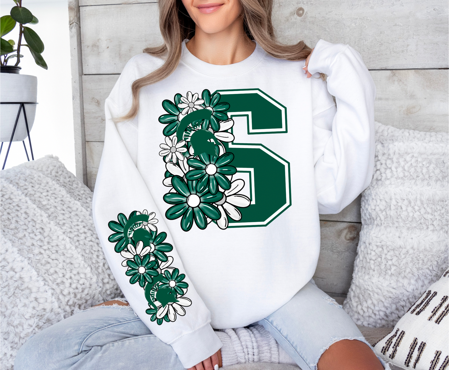 Floral Michigan State Spartans- CHEST