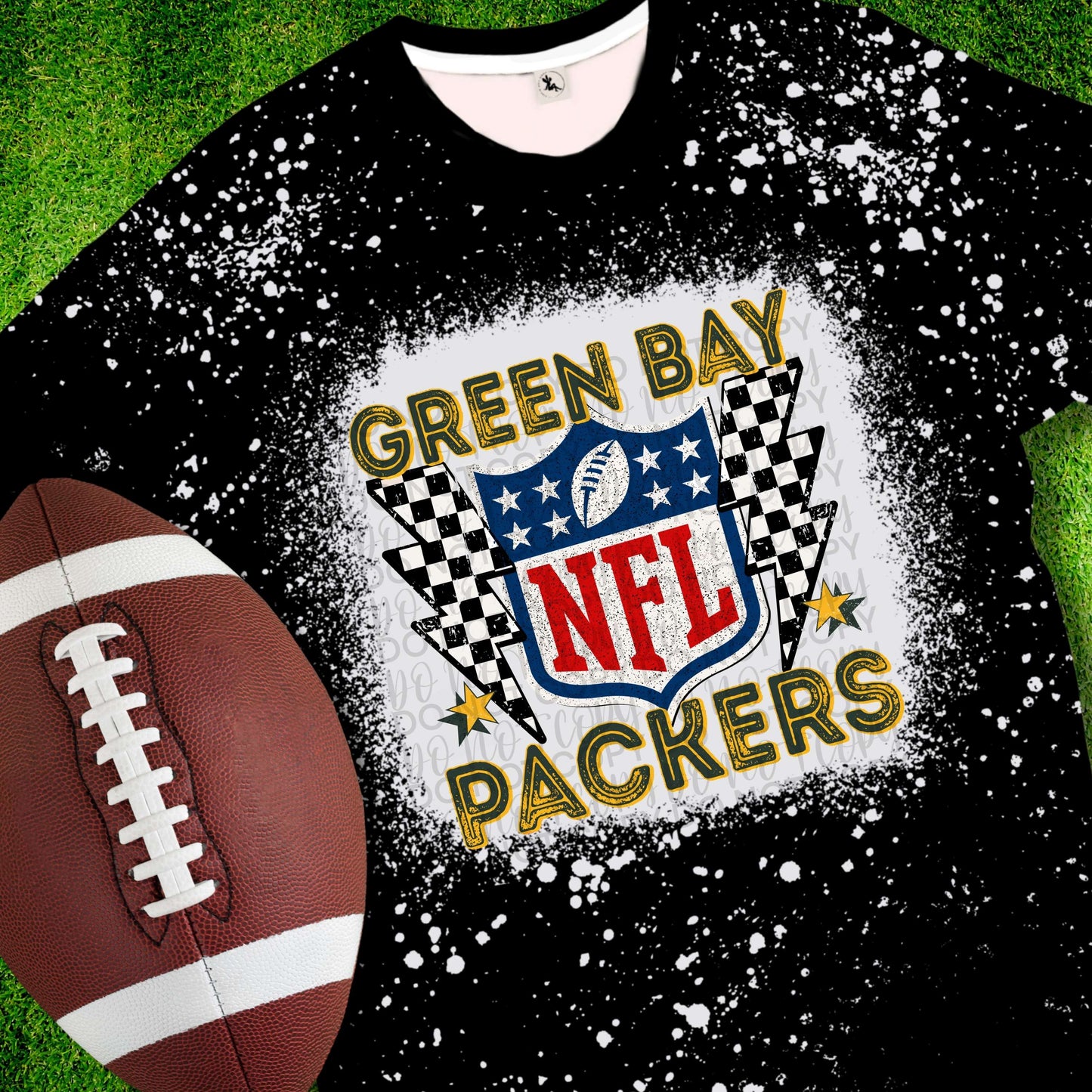 Green Bay Packers Checker LB - DTF Transfer