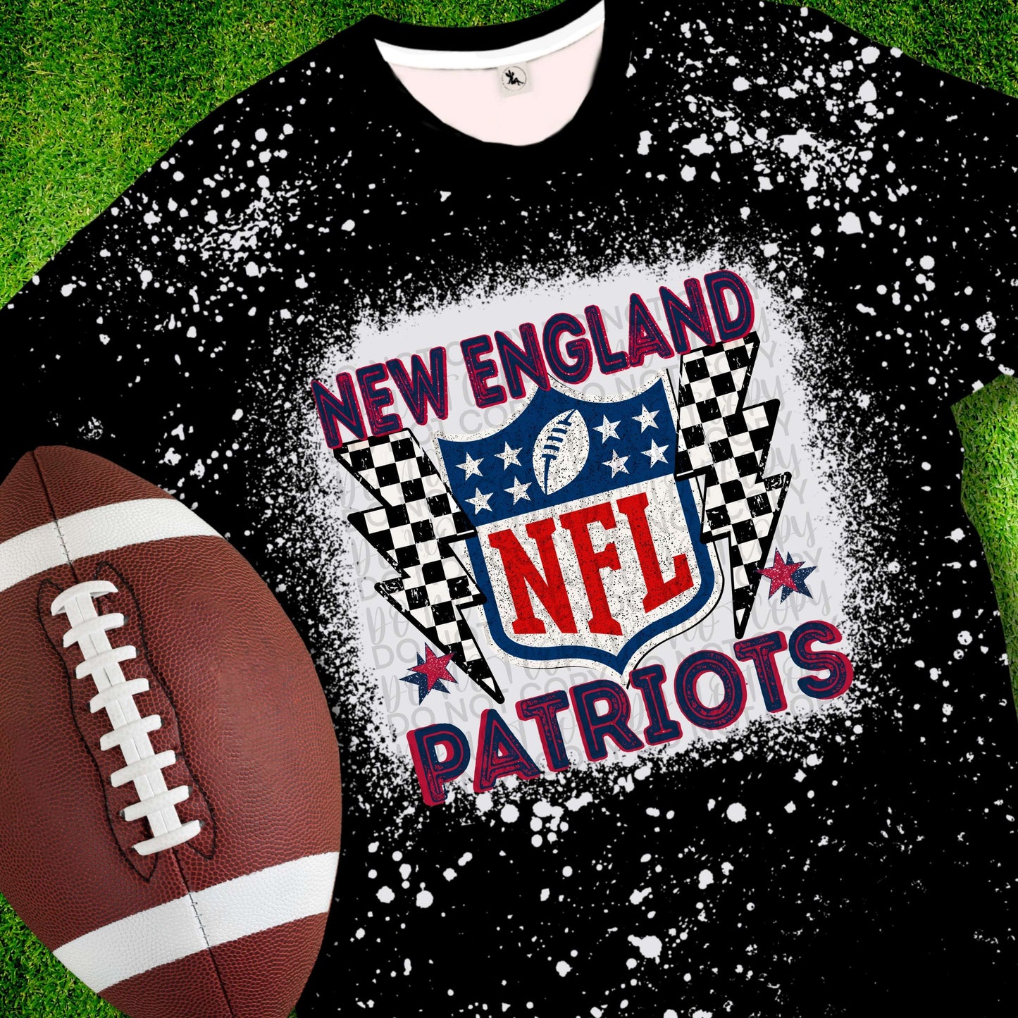 New England Patroits Checker LB - DTF Transfer