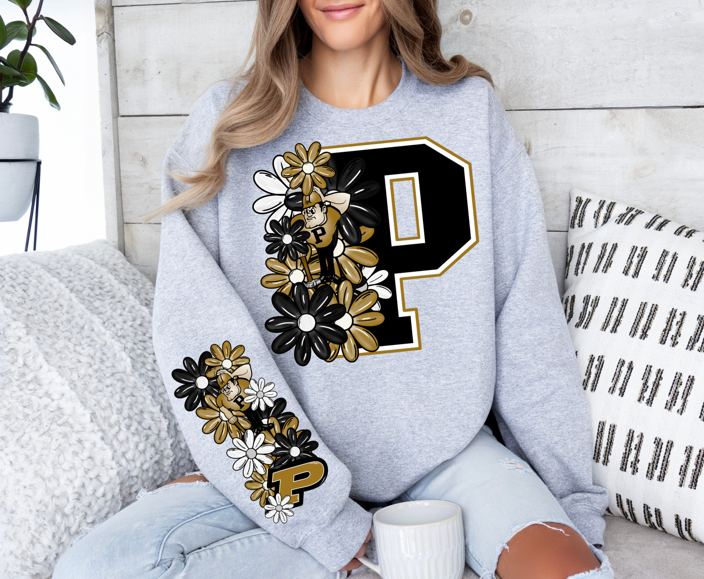 Floral Purdue Boilermakers- ARM