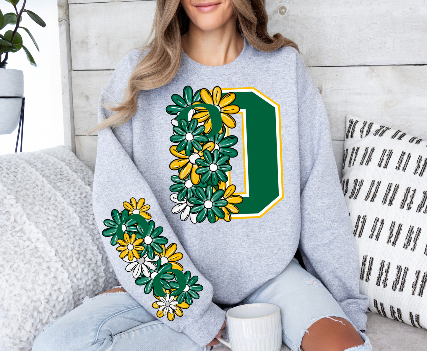 Floral Oregon Ducks- CHEST