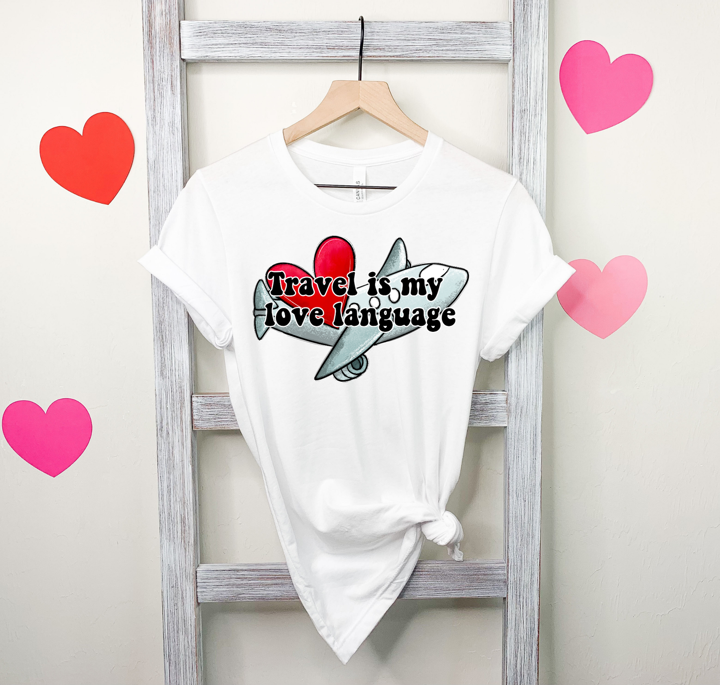 Travel Has My Heart Plane Heart