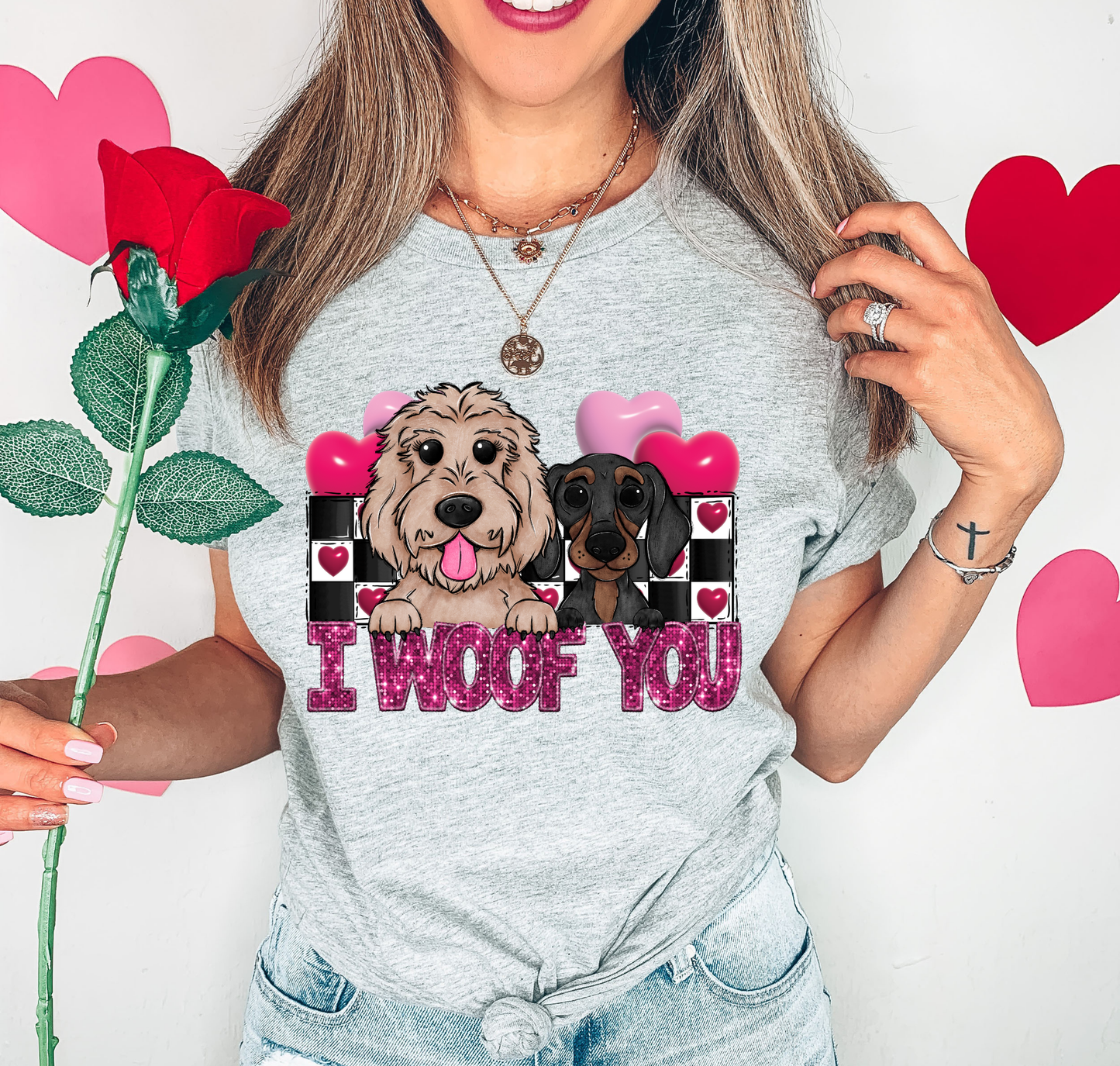 I Woof You Dogs Valentines