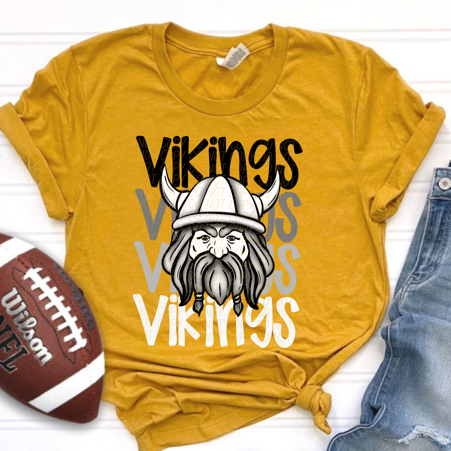 Vikings Faded Stack