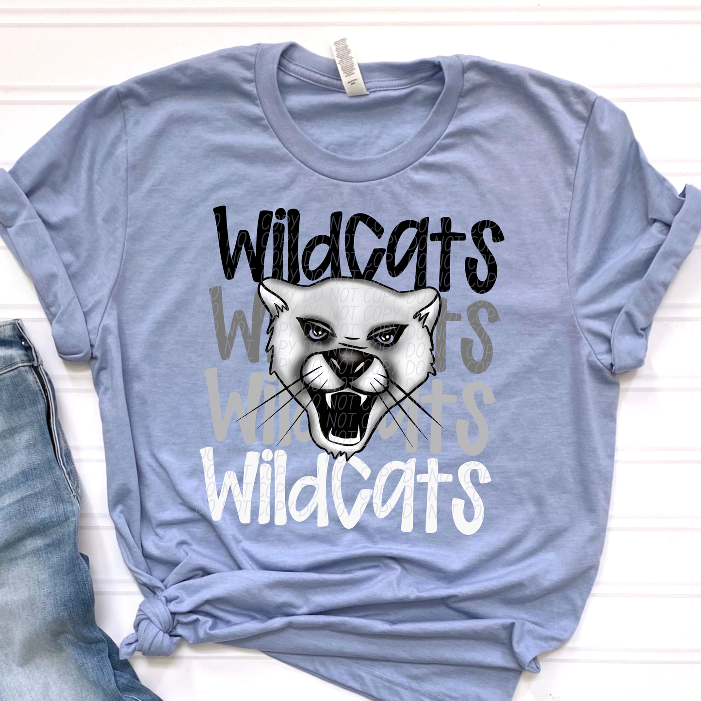 Wildcats Faded Stack