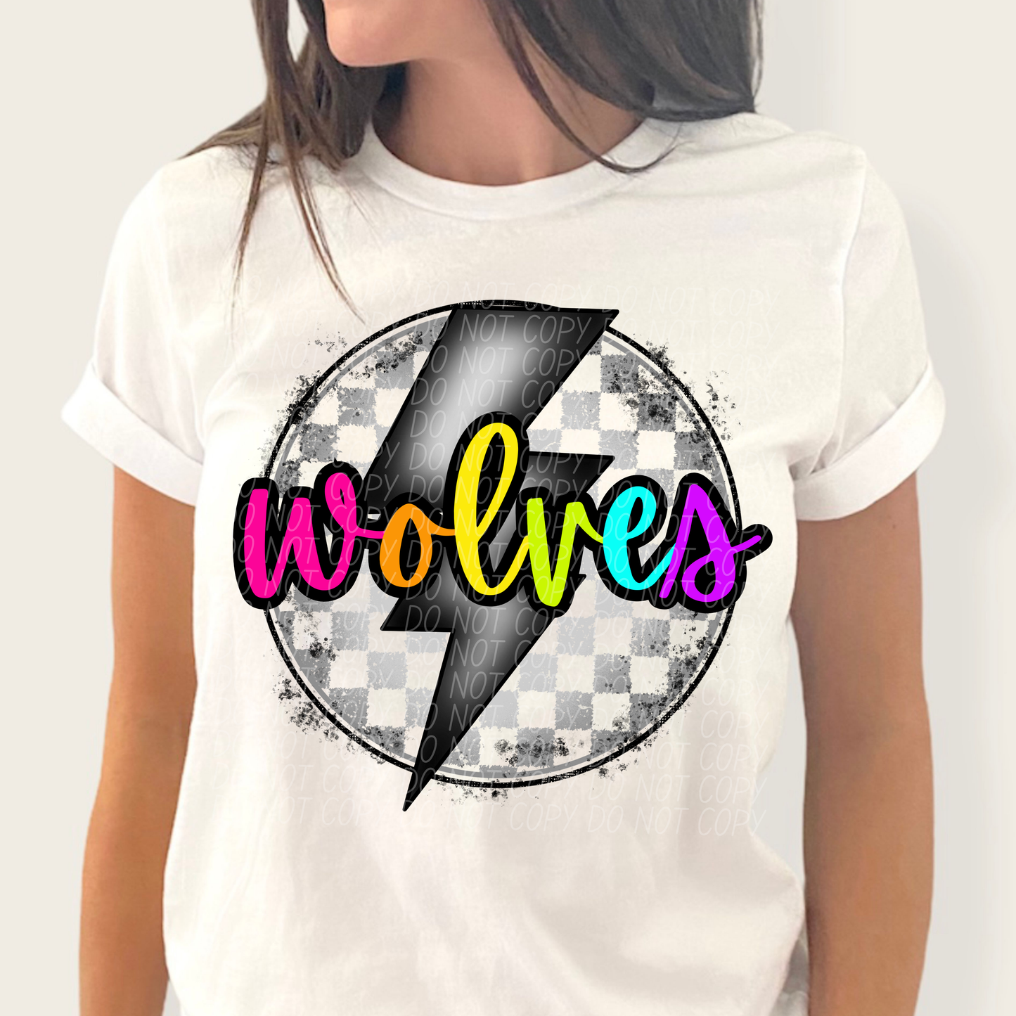 Wolves Rainbow Letters