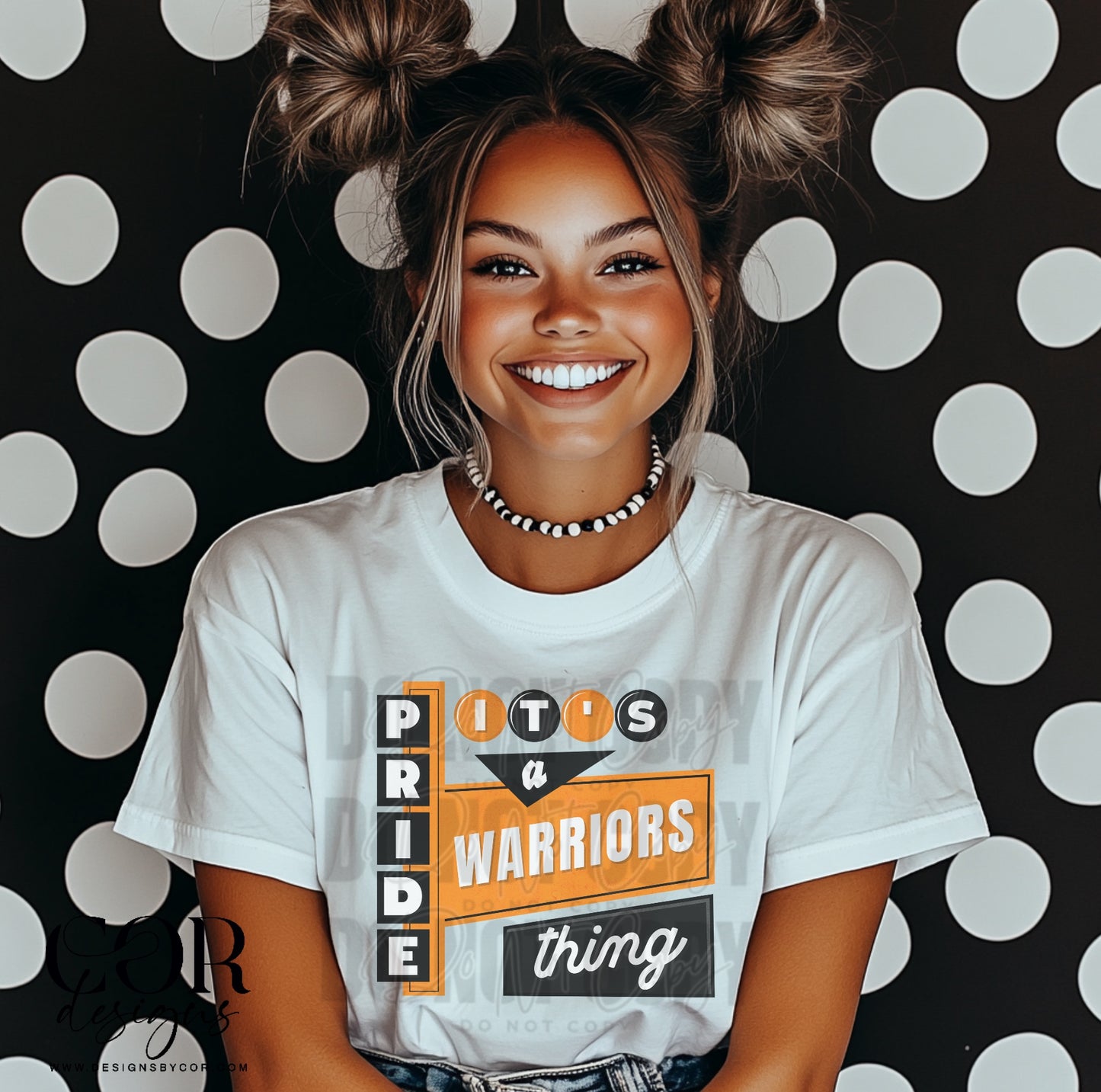 It's a warriors thing (orange/black)