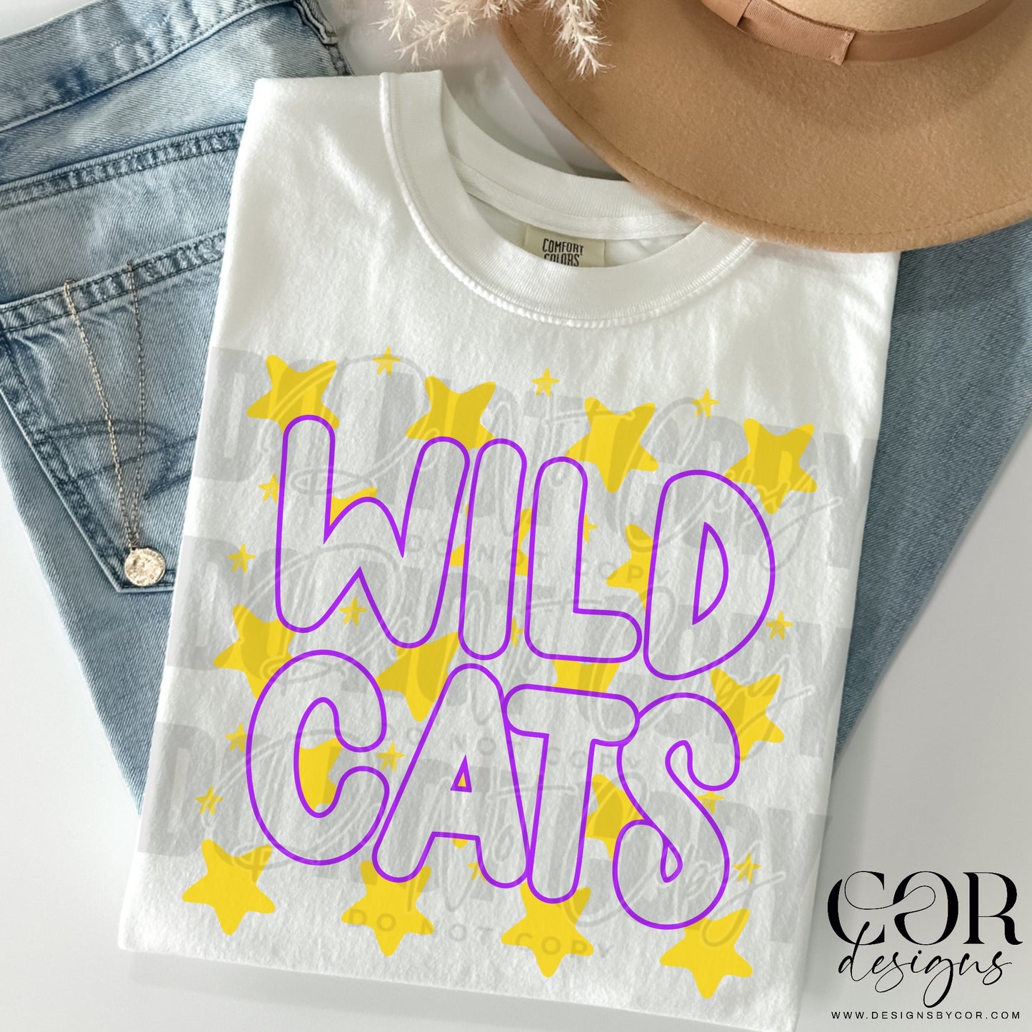 Wildcats Yellow Stars