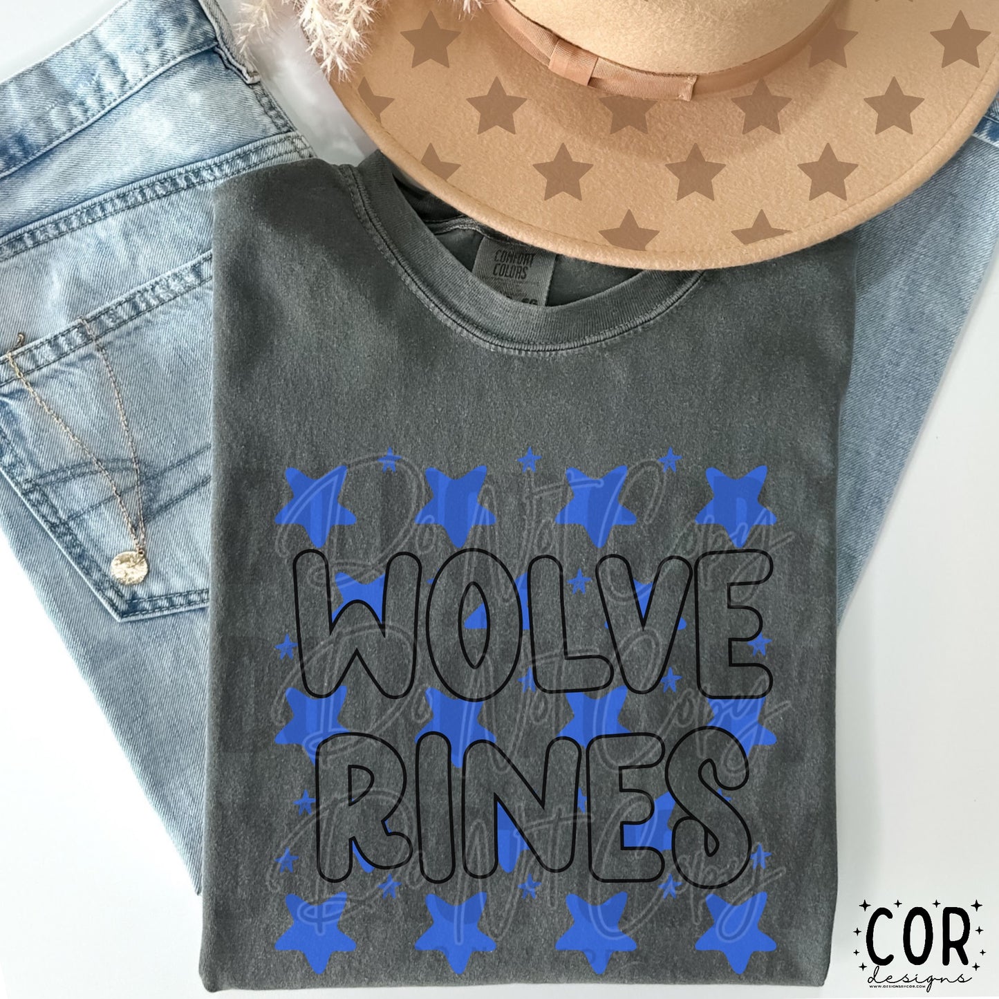 Wolverines Blue Stars