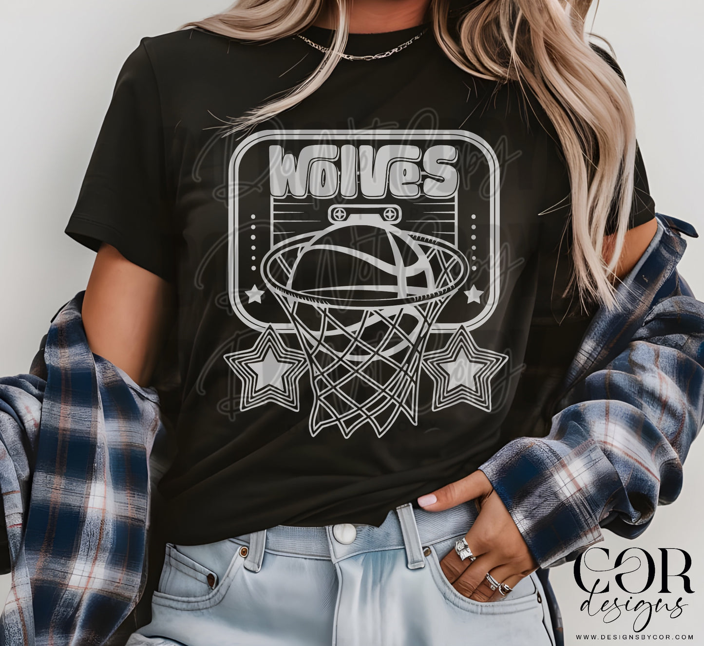 Wolves White Basketball