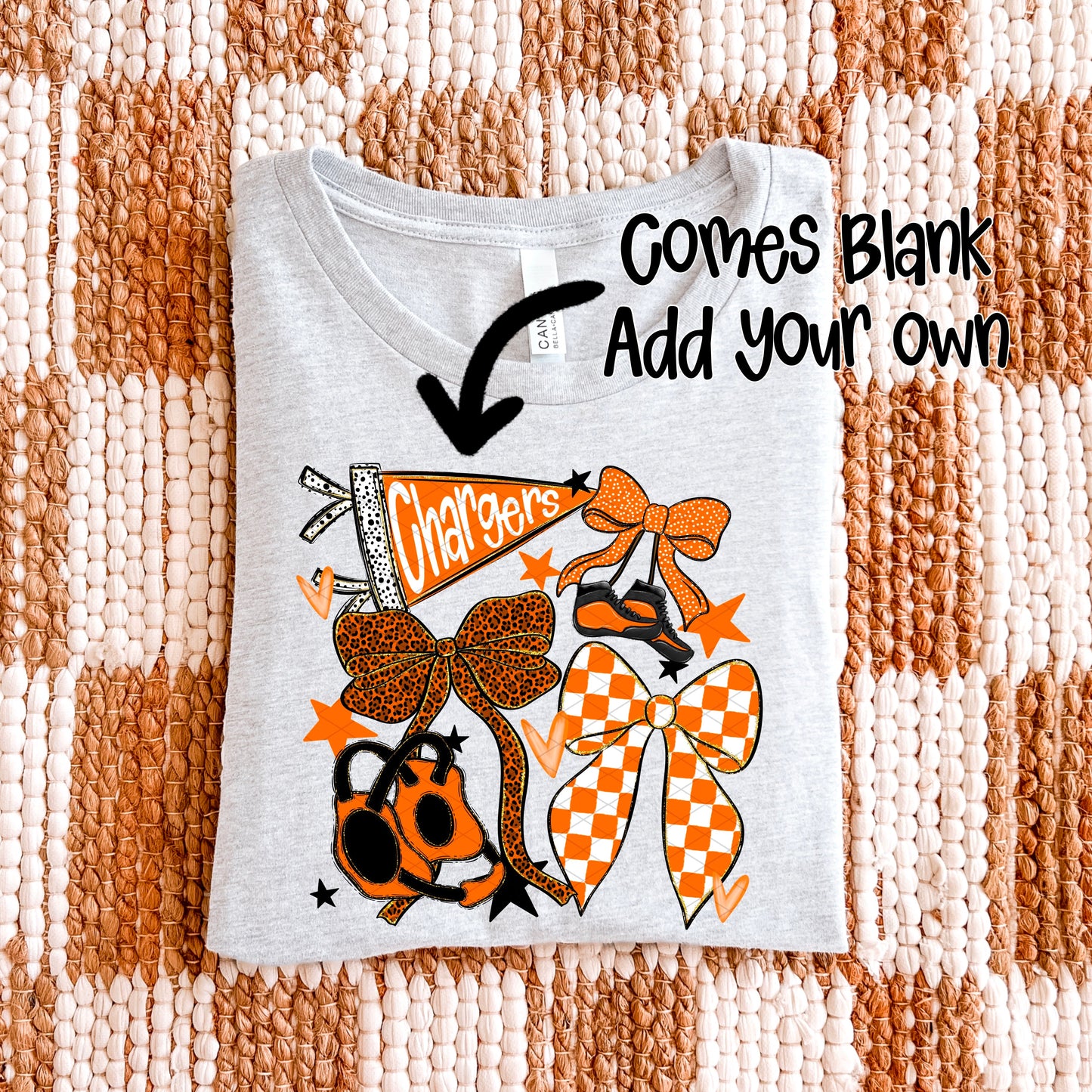 WRESTLING BOWS ORANGE BLACK