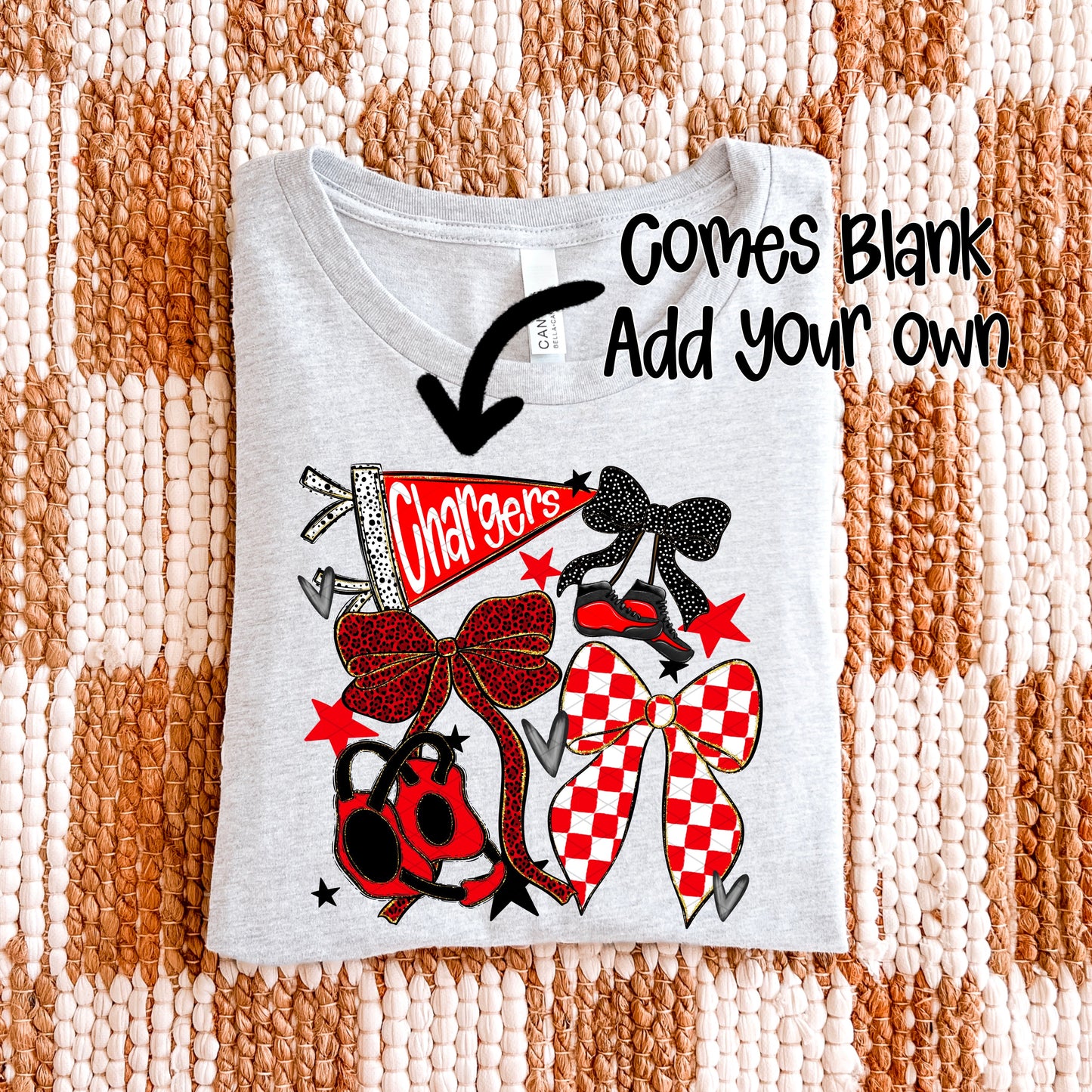 WRESTLING BOWS RED BLK