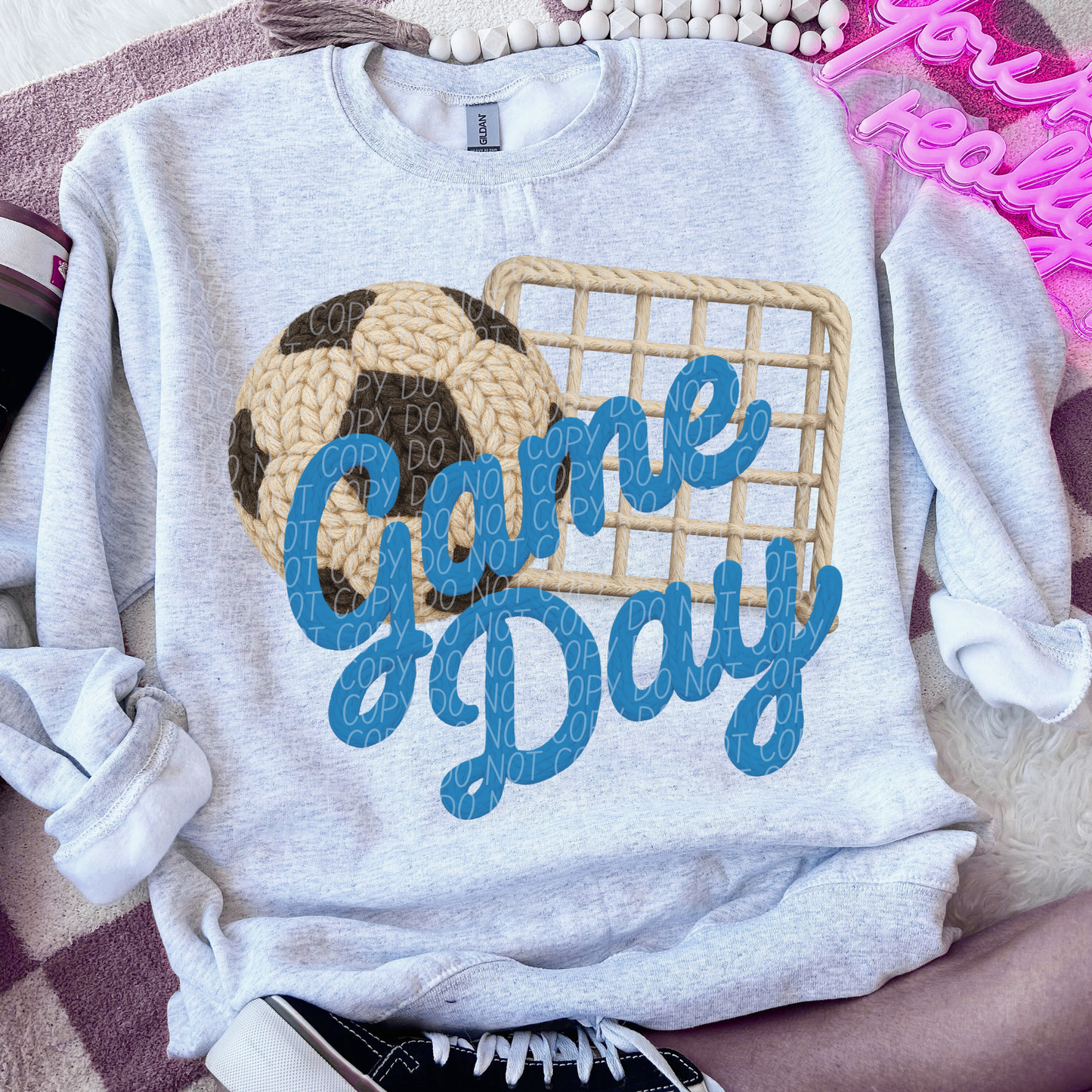Yarn - Game Day light Blue soccer