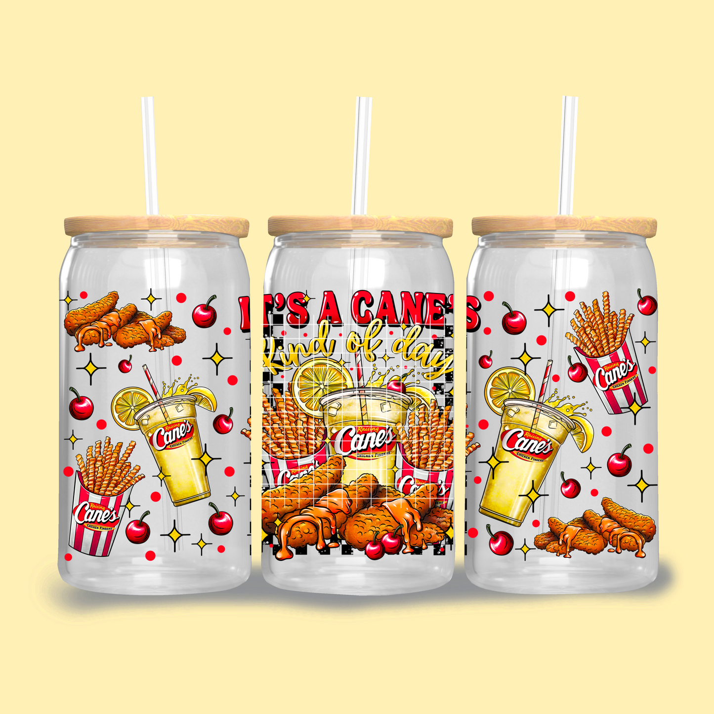 Its a canes kinda day Lemonade - UV Libby Wrap