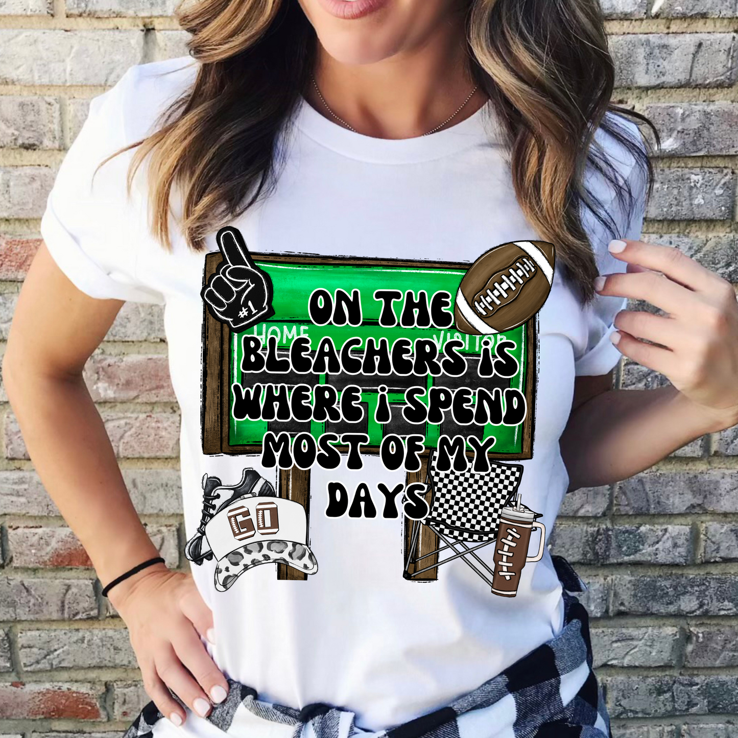 On the bleachers is where I spend most of my days (Football)