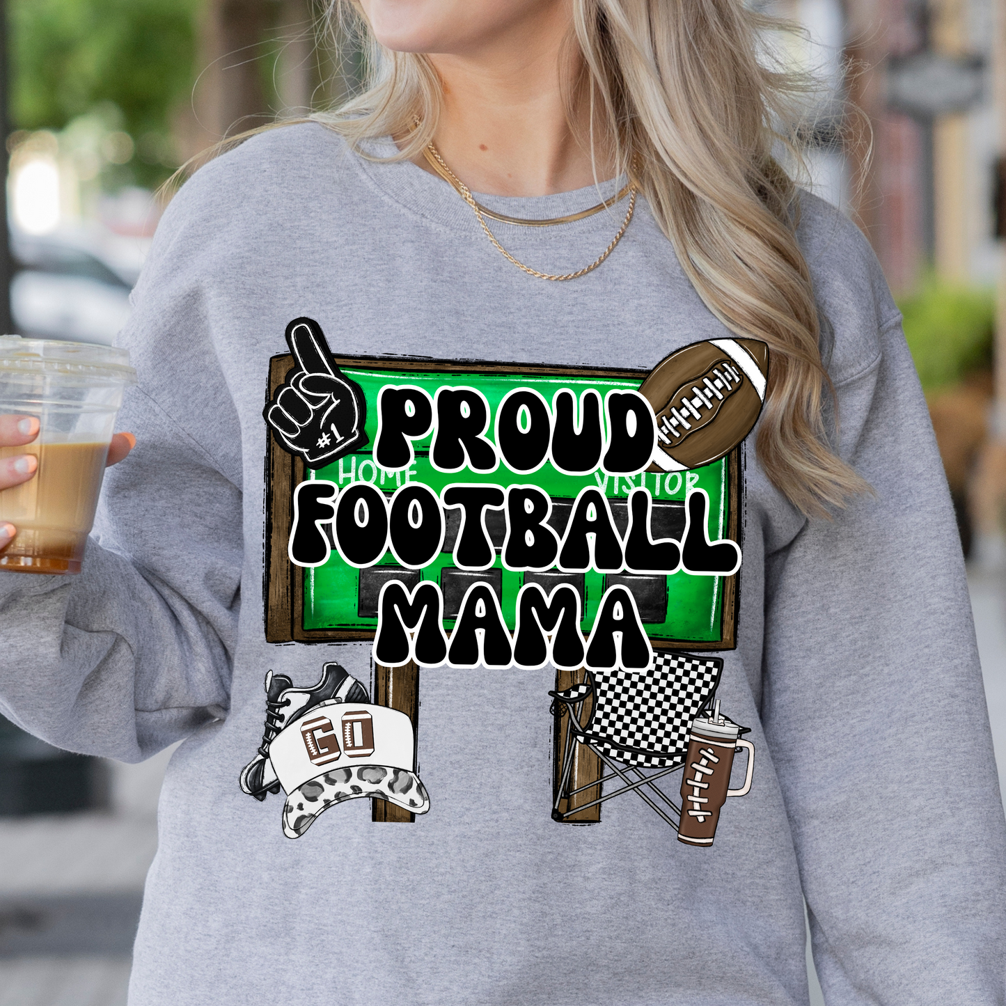 Proud football mama