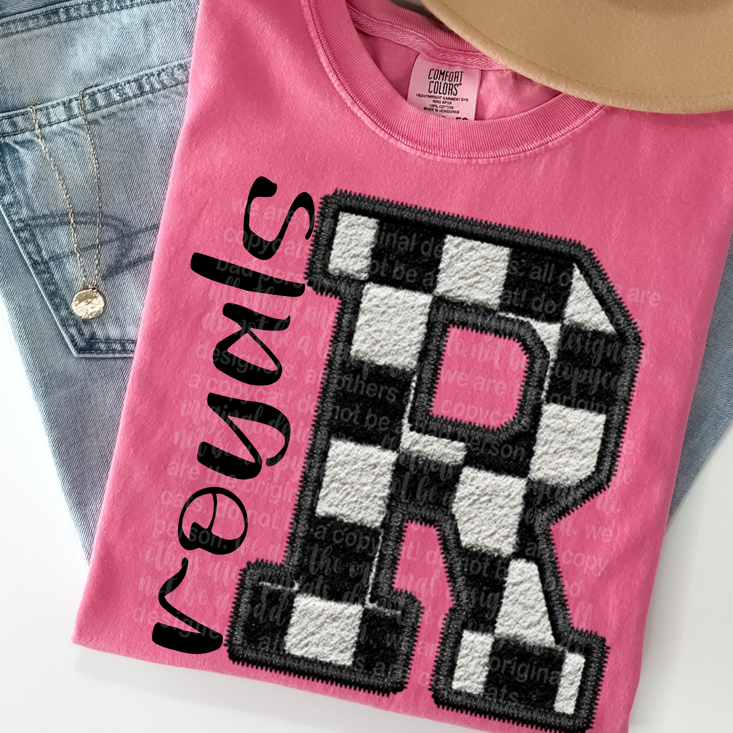 Royals (fuzzy checkered)