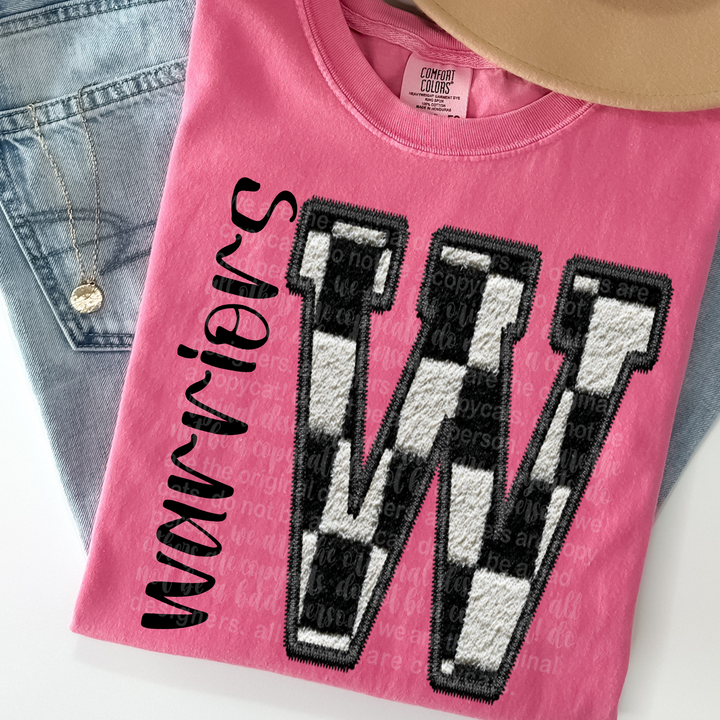 Warriors (fuzzy checkered)