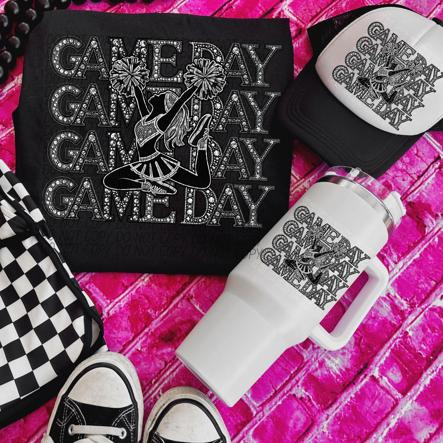 Rhinestone Game Day Repeat Cheerleader