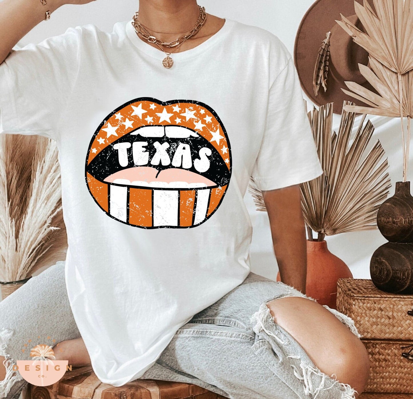Texas orange white mouth
