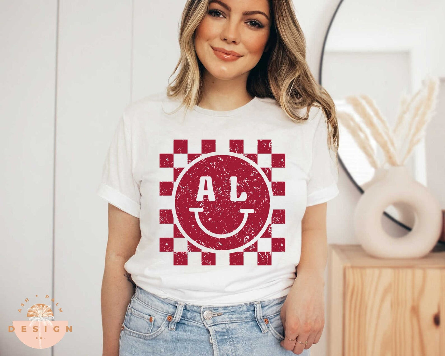 Alabama red white checkered