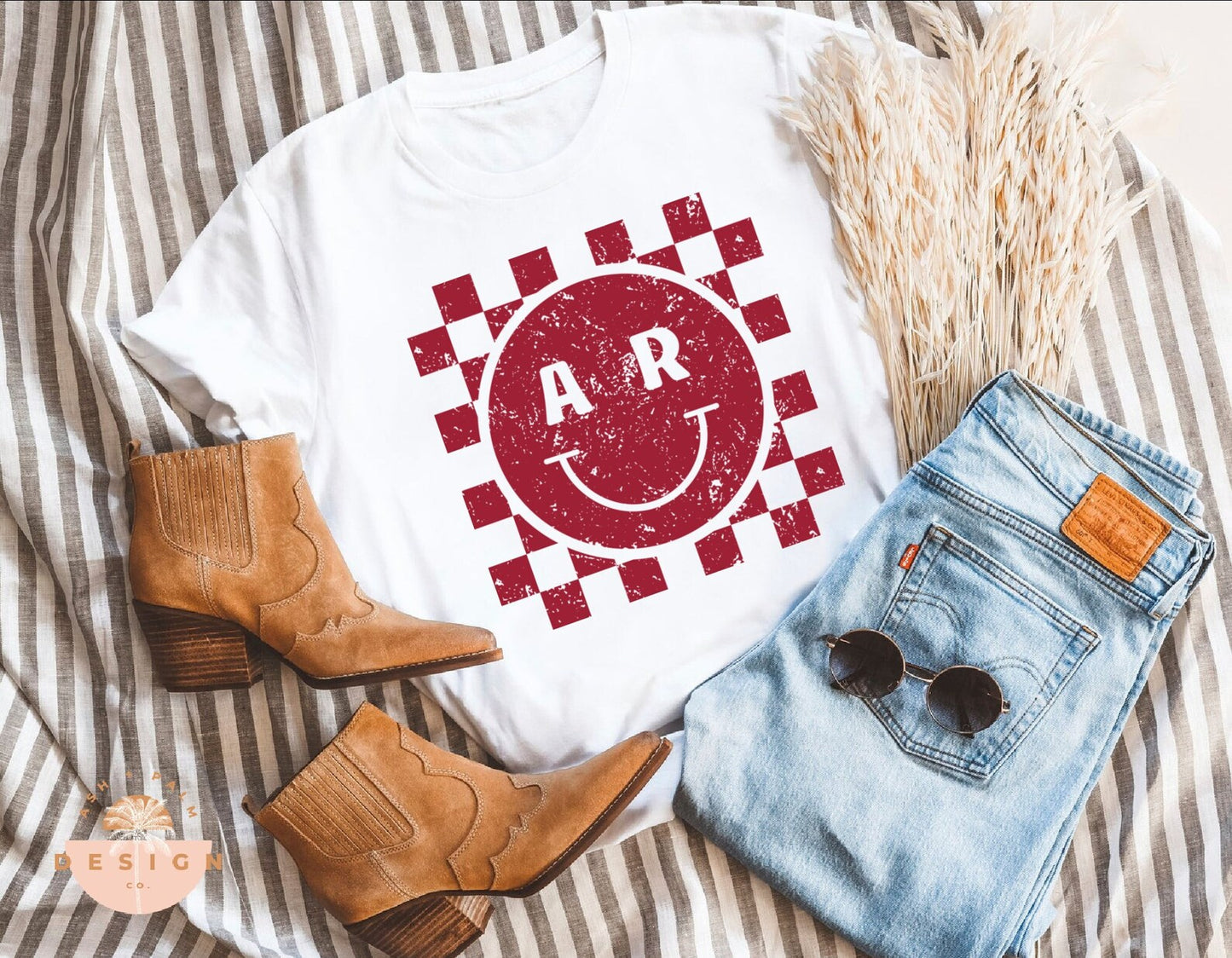 Arkansas red white checkered