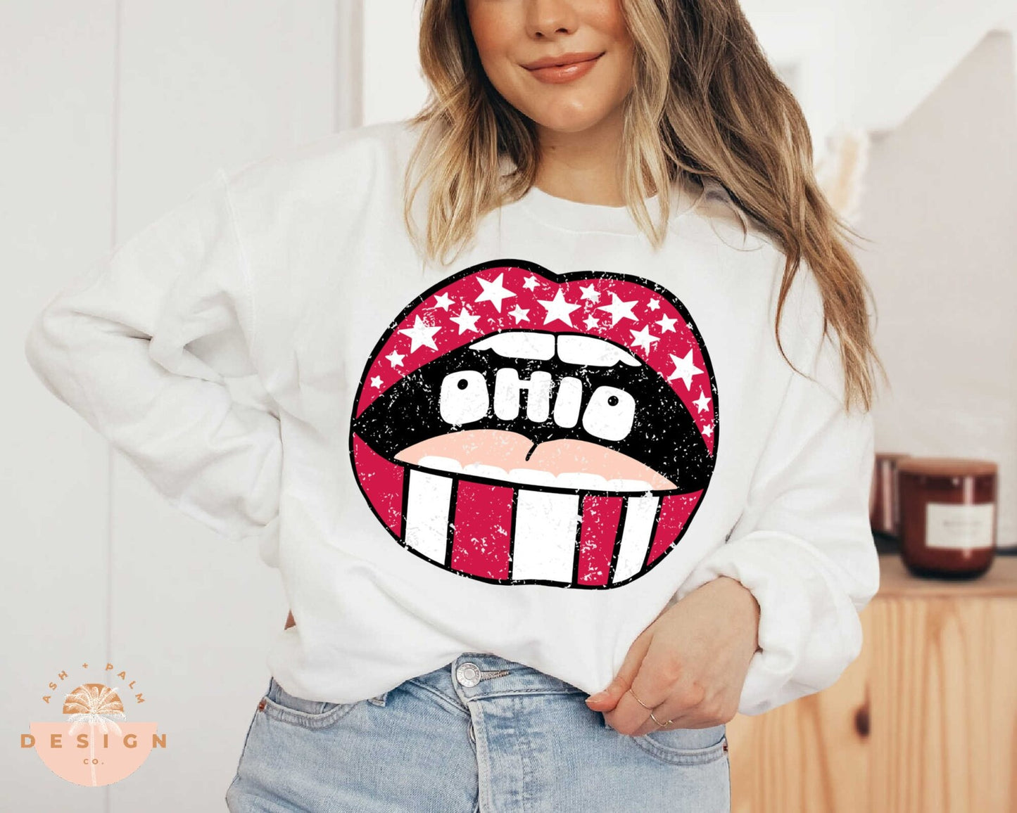 Ohio red white mouth