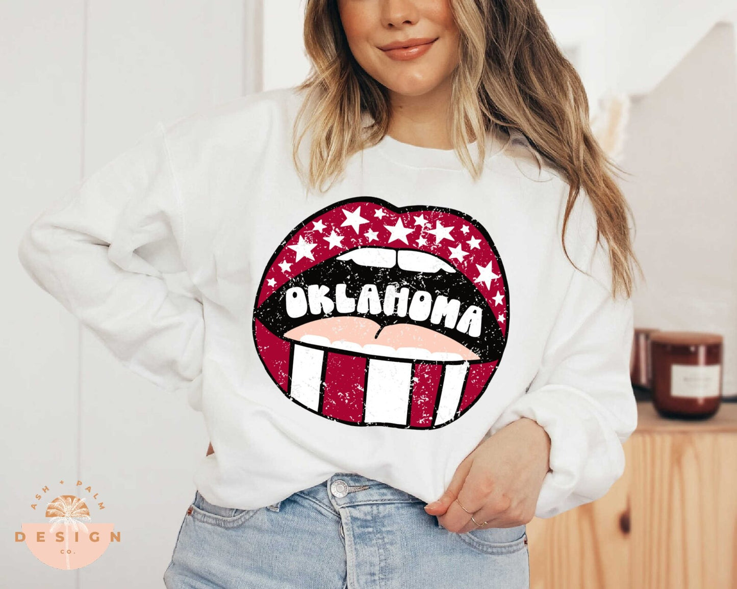 Oklahoma red white mouth