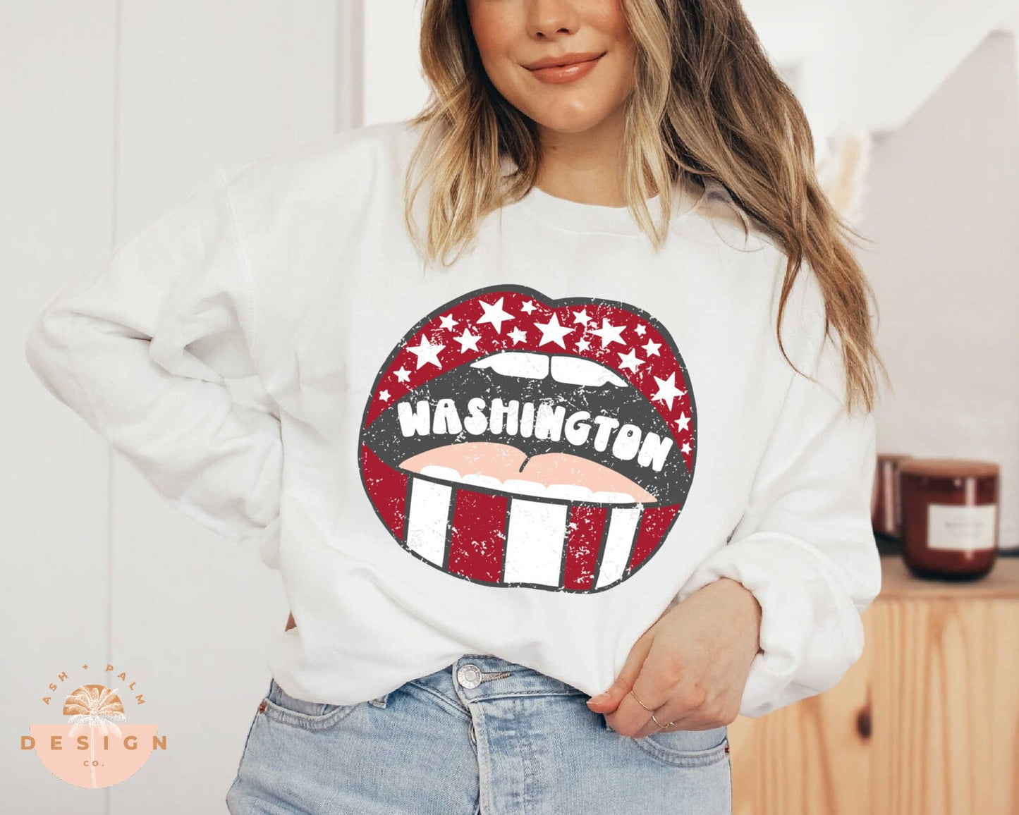 Washington red white mouth
