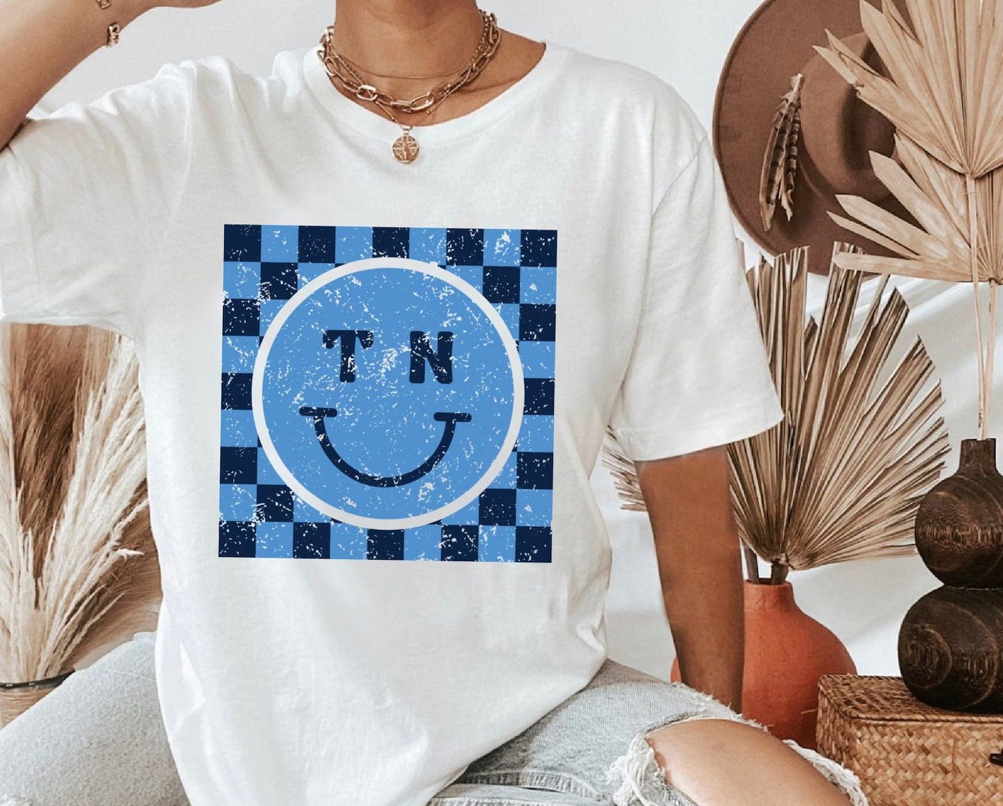 Tennesee, blue and black checkered