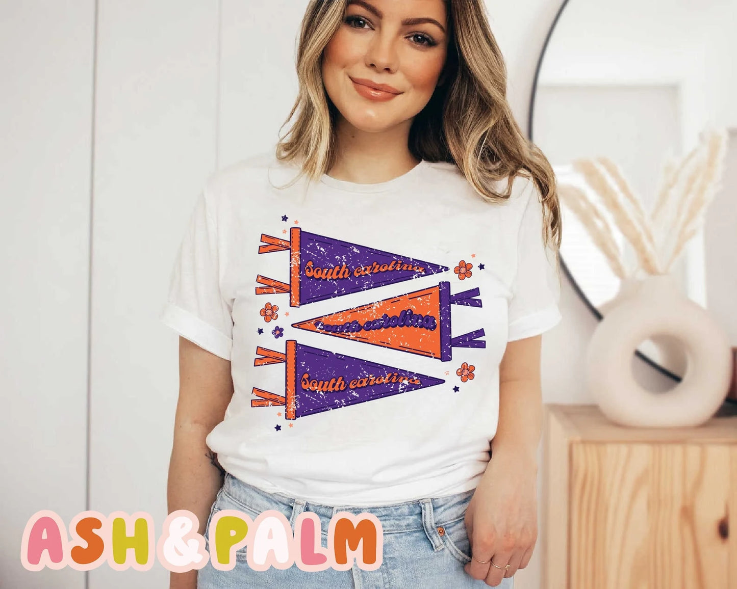 South Carolina orange purple banner