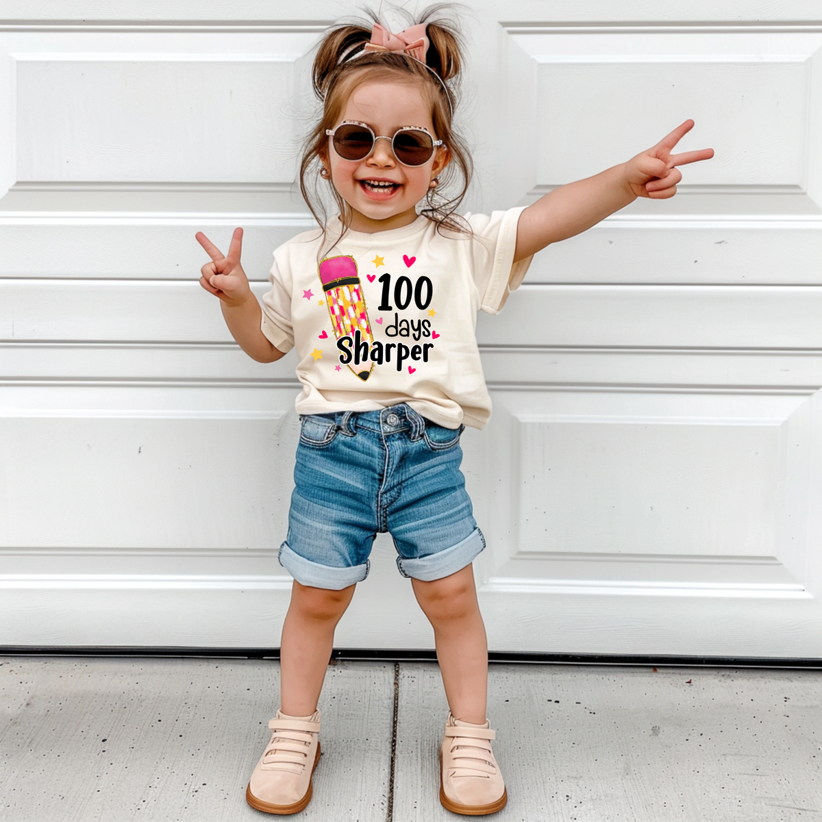 100 days sharper pink pencil