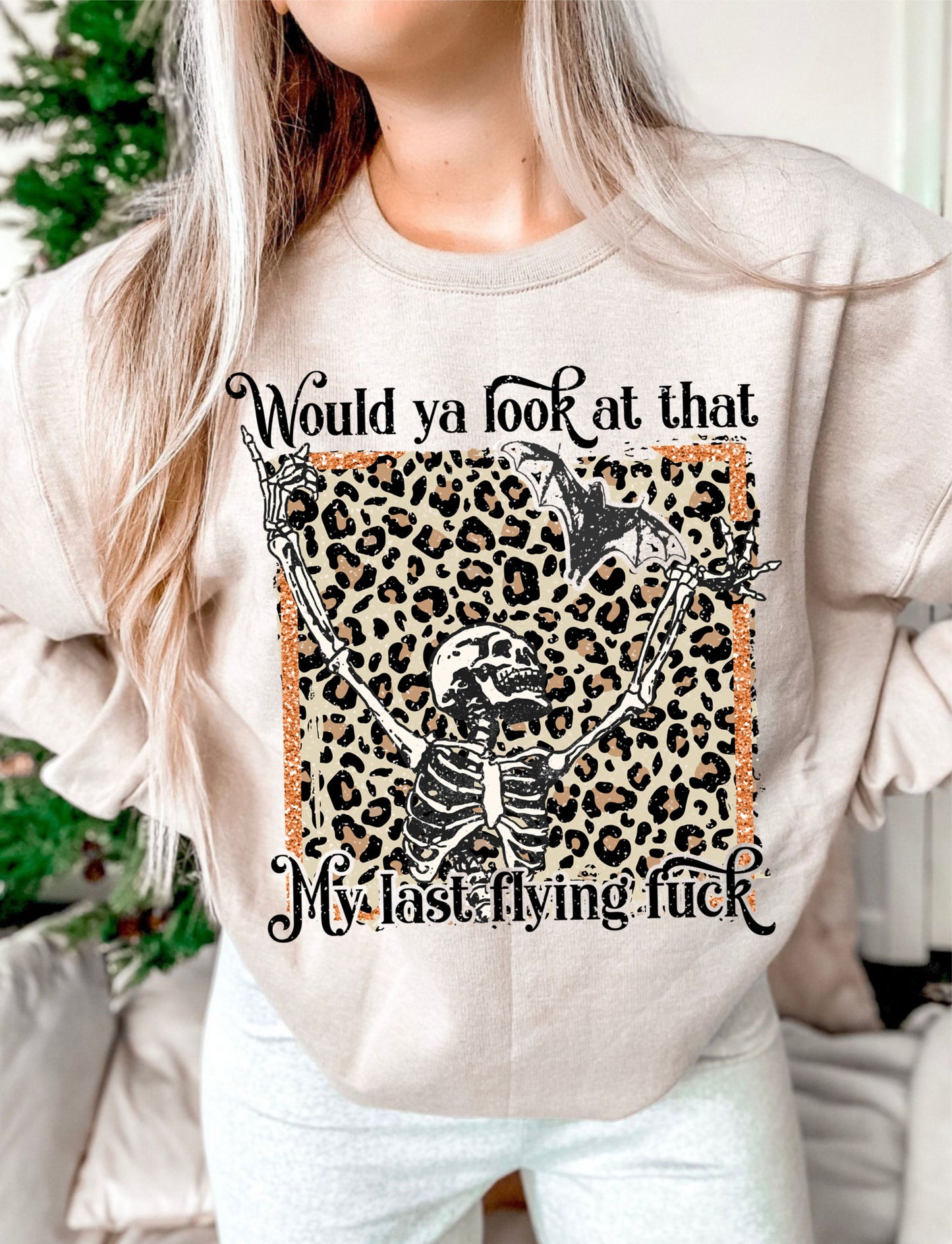 Would ya look at that, my last flying fuck