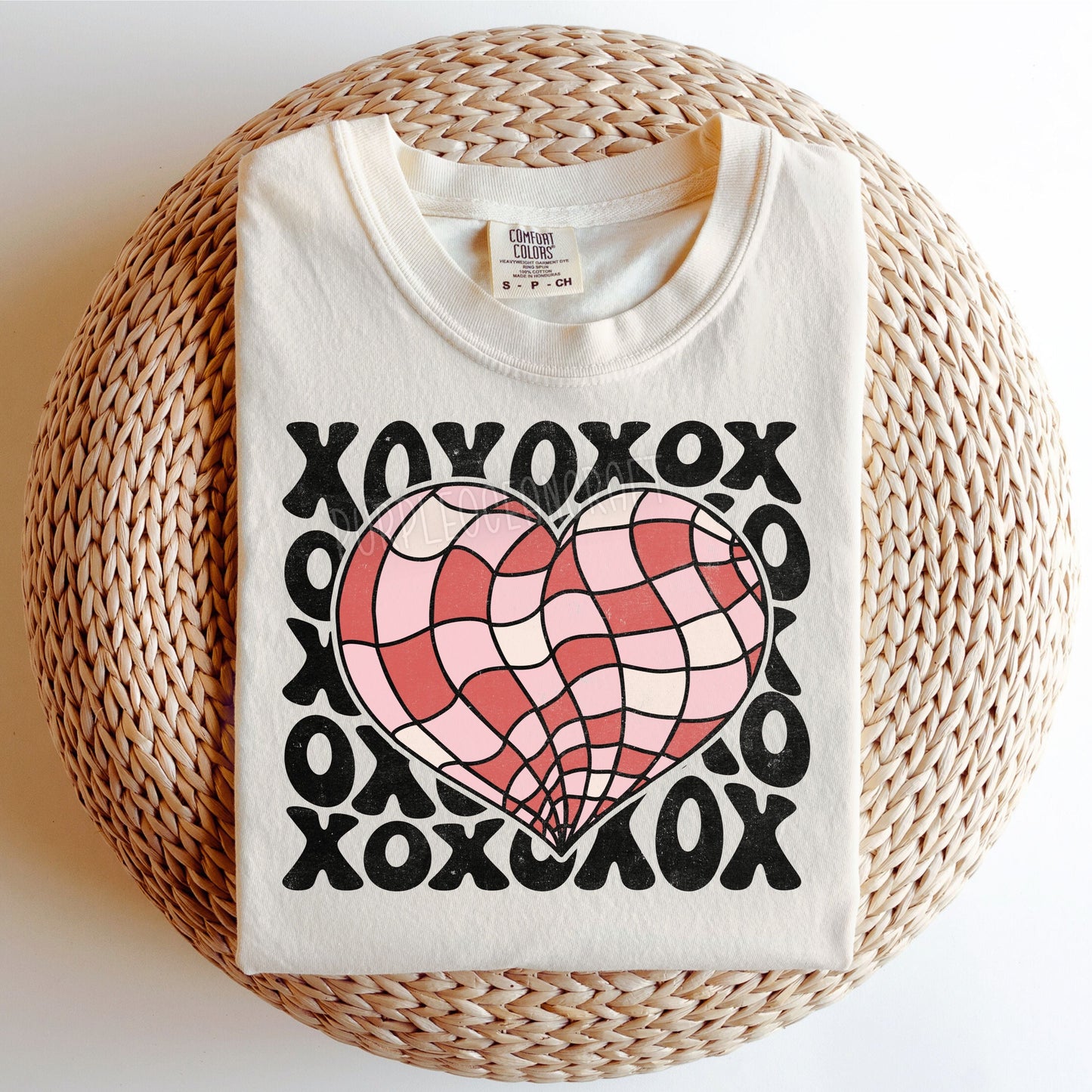 XOXO Disco Heart- DTF Transfer